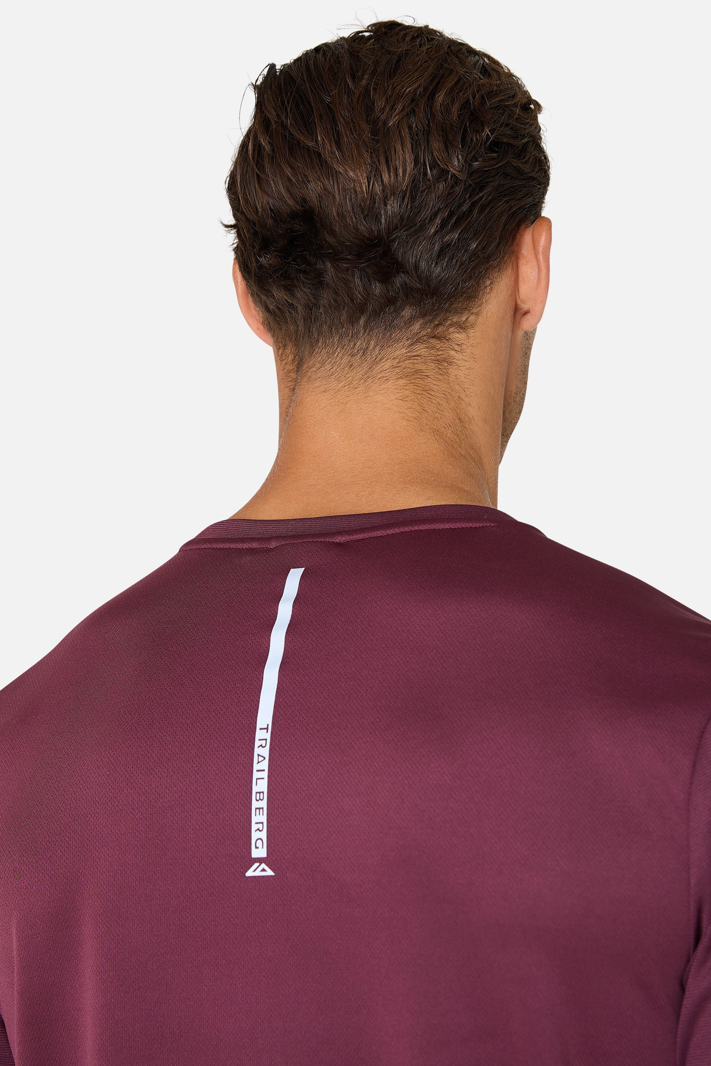 Blur Large Logo Tee - Deep Merlot