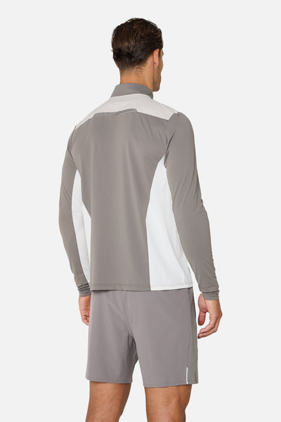 Triathlon Ultra 1/4 Zip - Mocha/Pebble Stone/Frosted Ridge