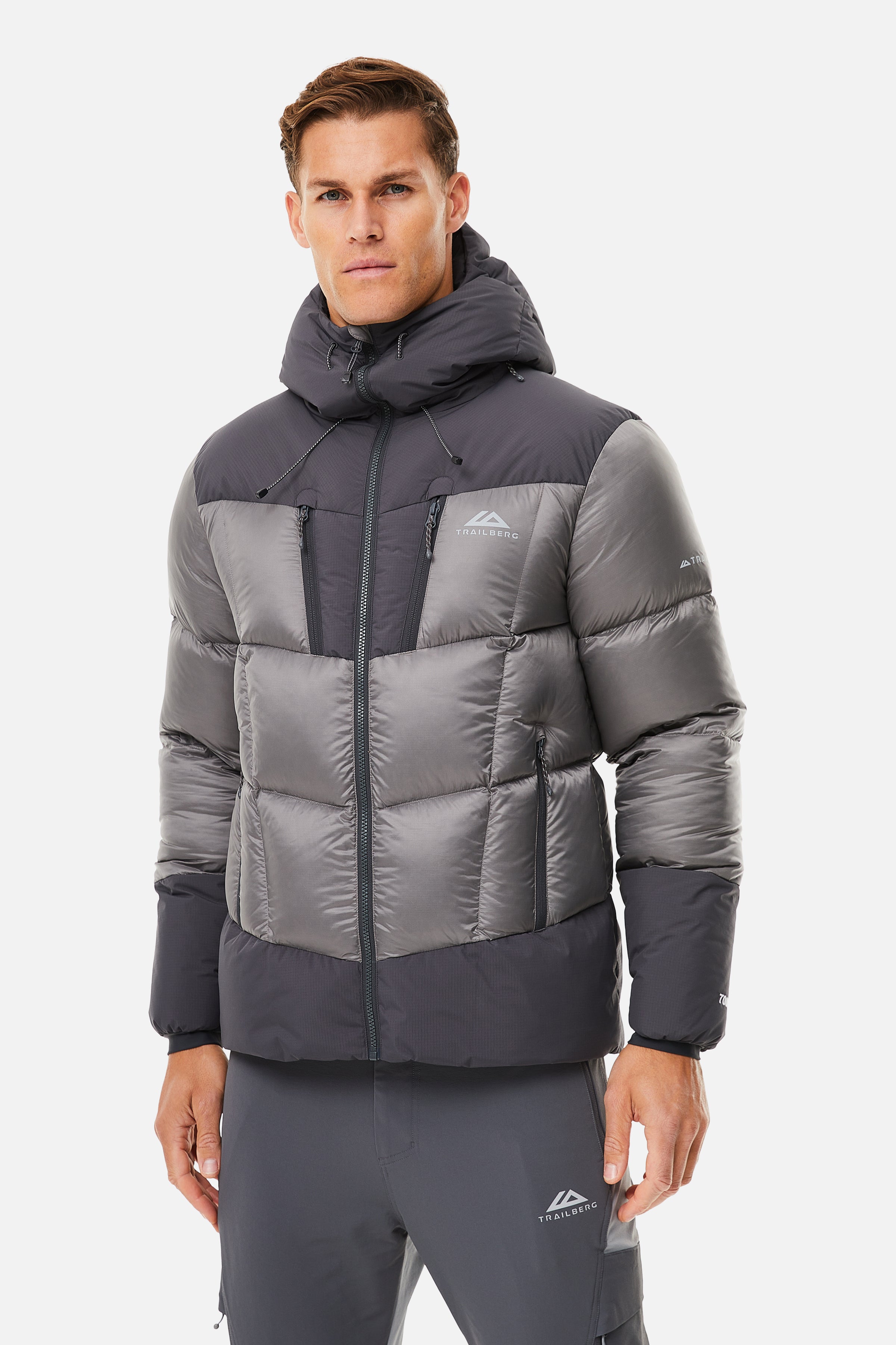 EIGER PUFFER - GREY/LIGHT GREY