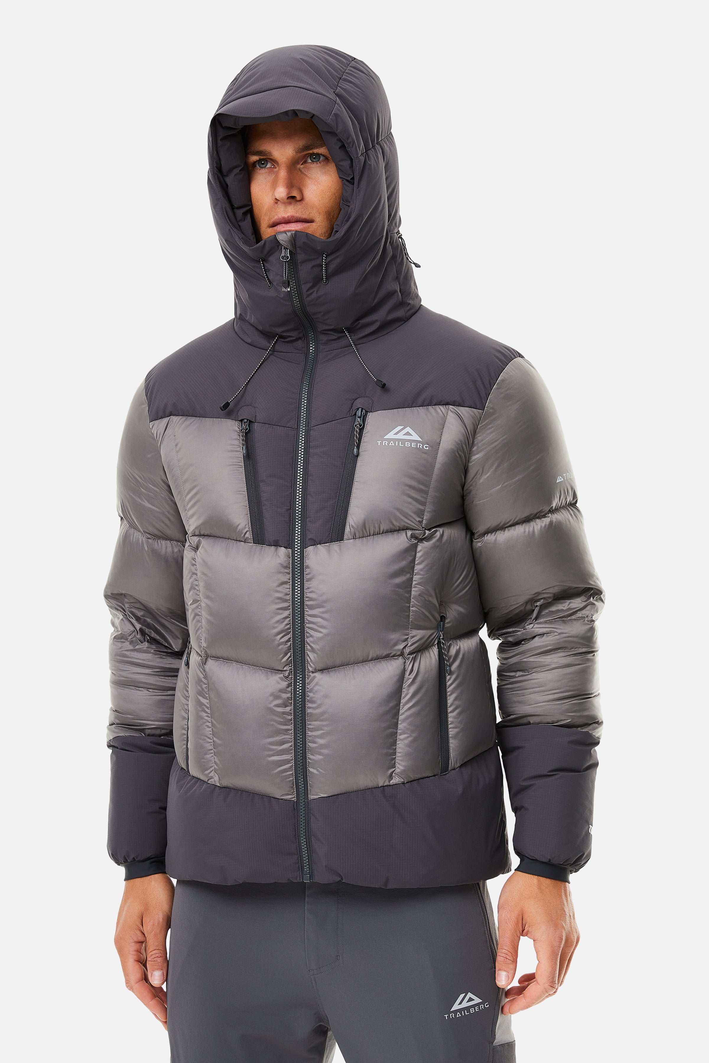 EIGER PUFFER - GREY/LIGHT GREY