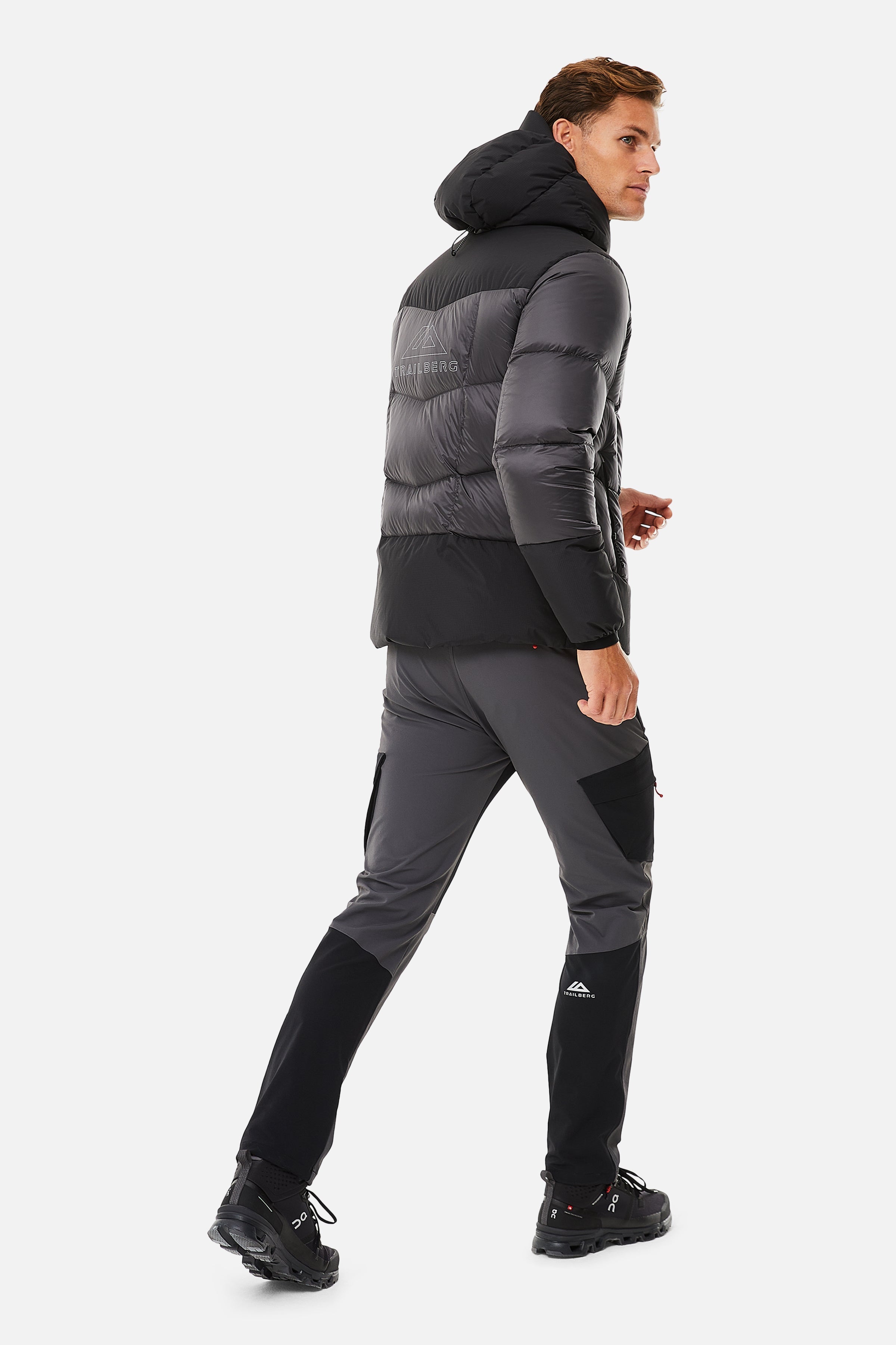 EIGER PUFFER - BLACK/GREY