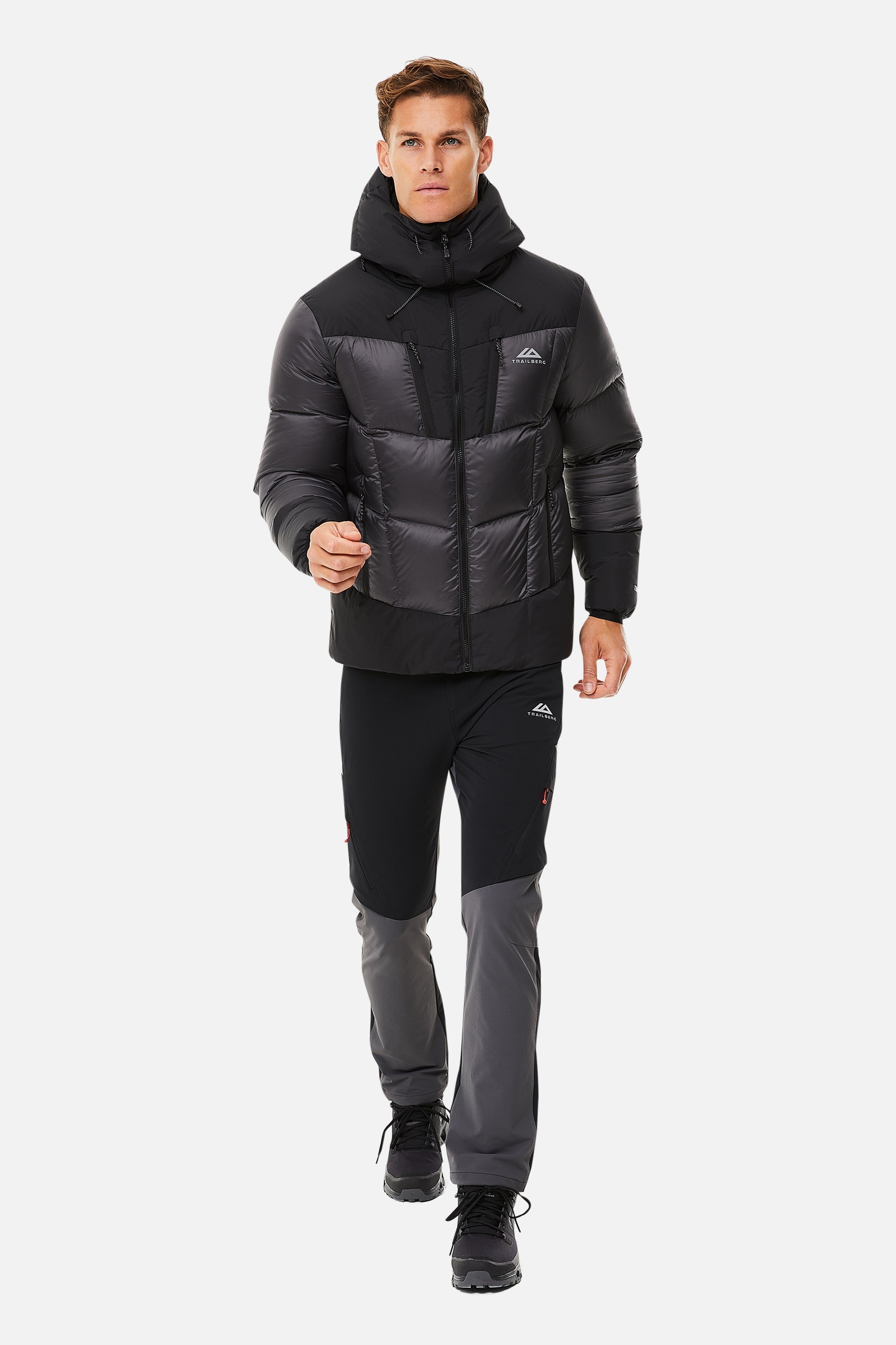 EIGER PUFFER - BLACK/GREY