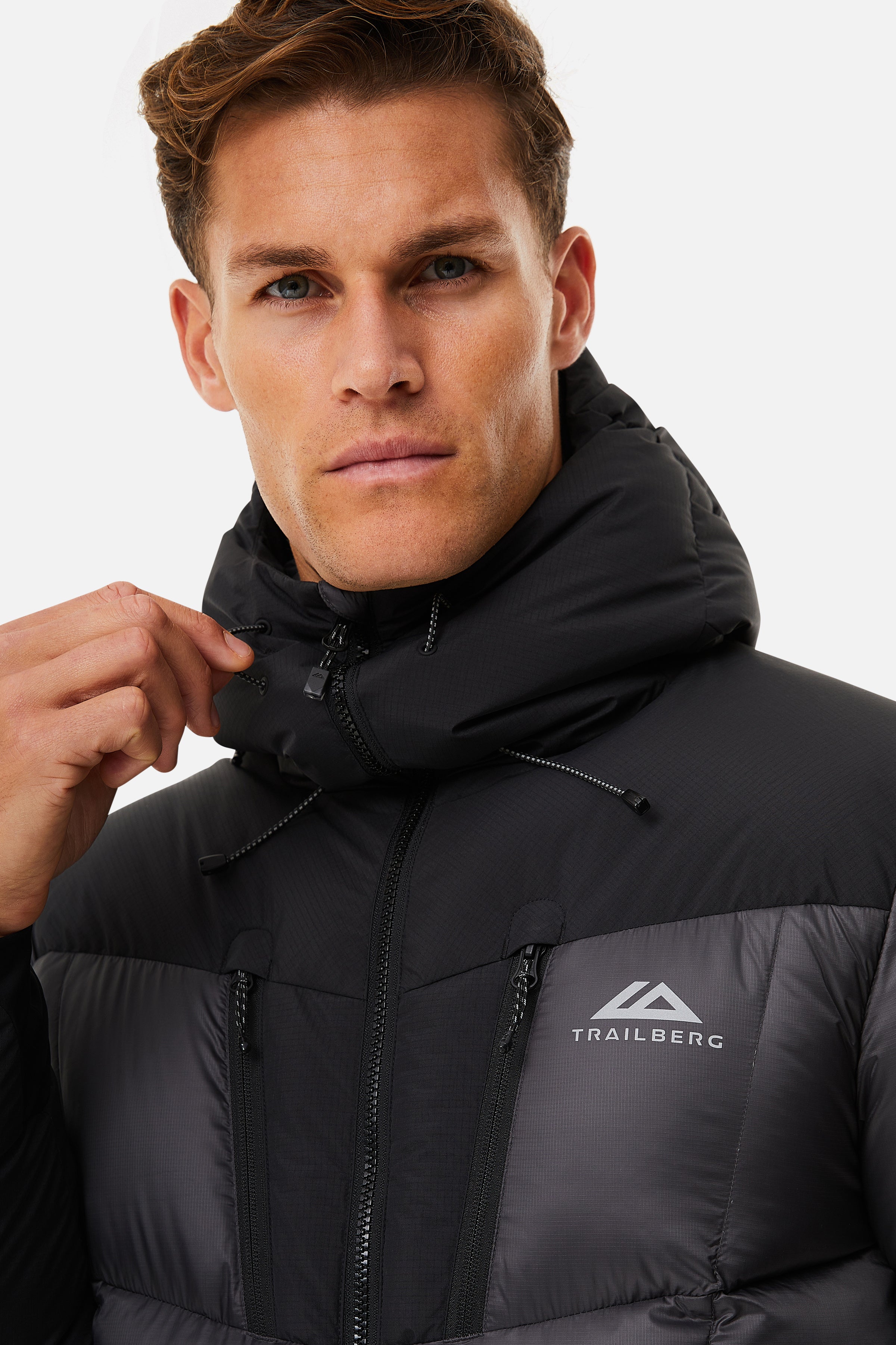 EIGER PUFFER - BLACK/GREY