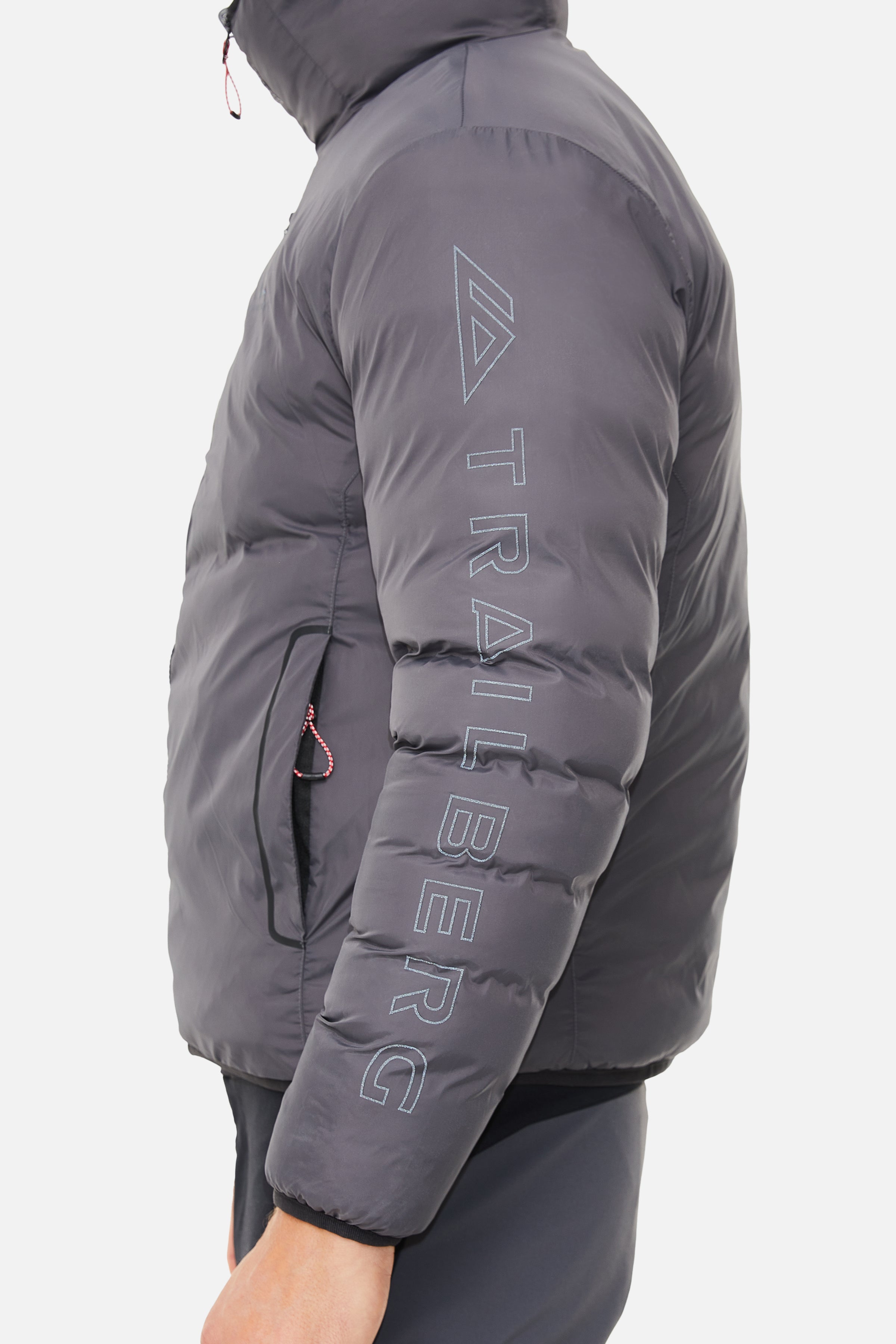 VALAIS REVERSIBLE JACKET - BLACK/GREY