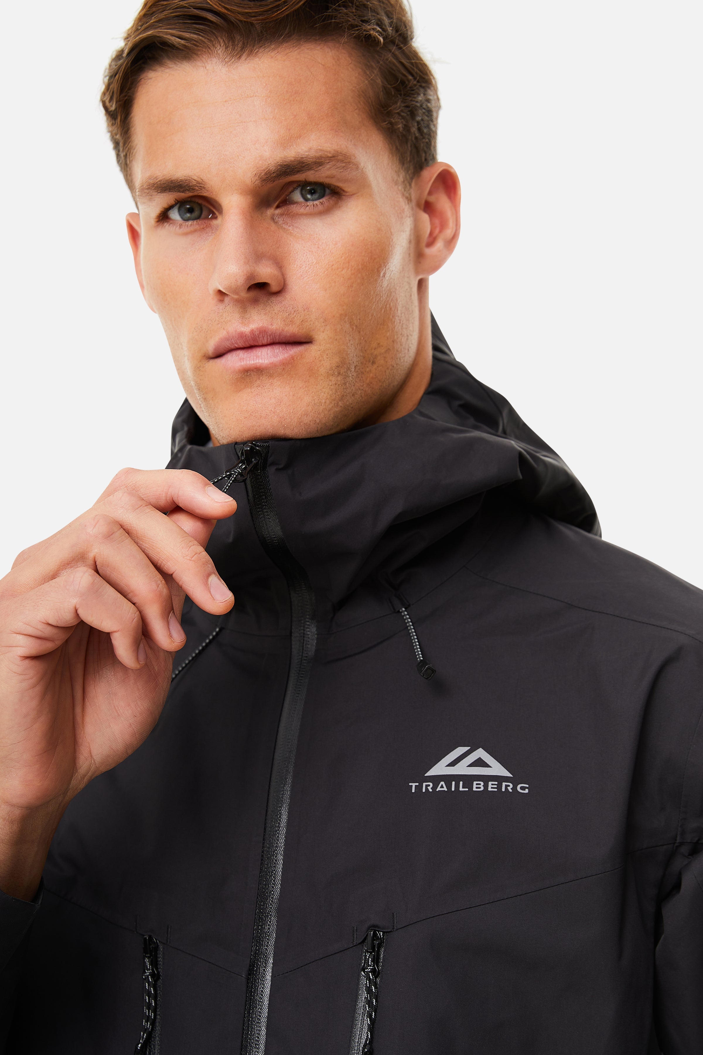 CONQUER WATERPROOF SHELL JACKET - BLACK