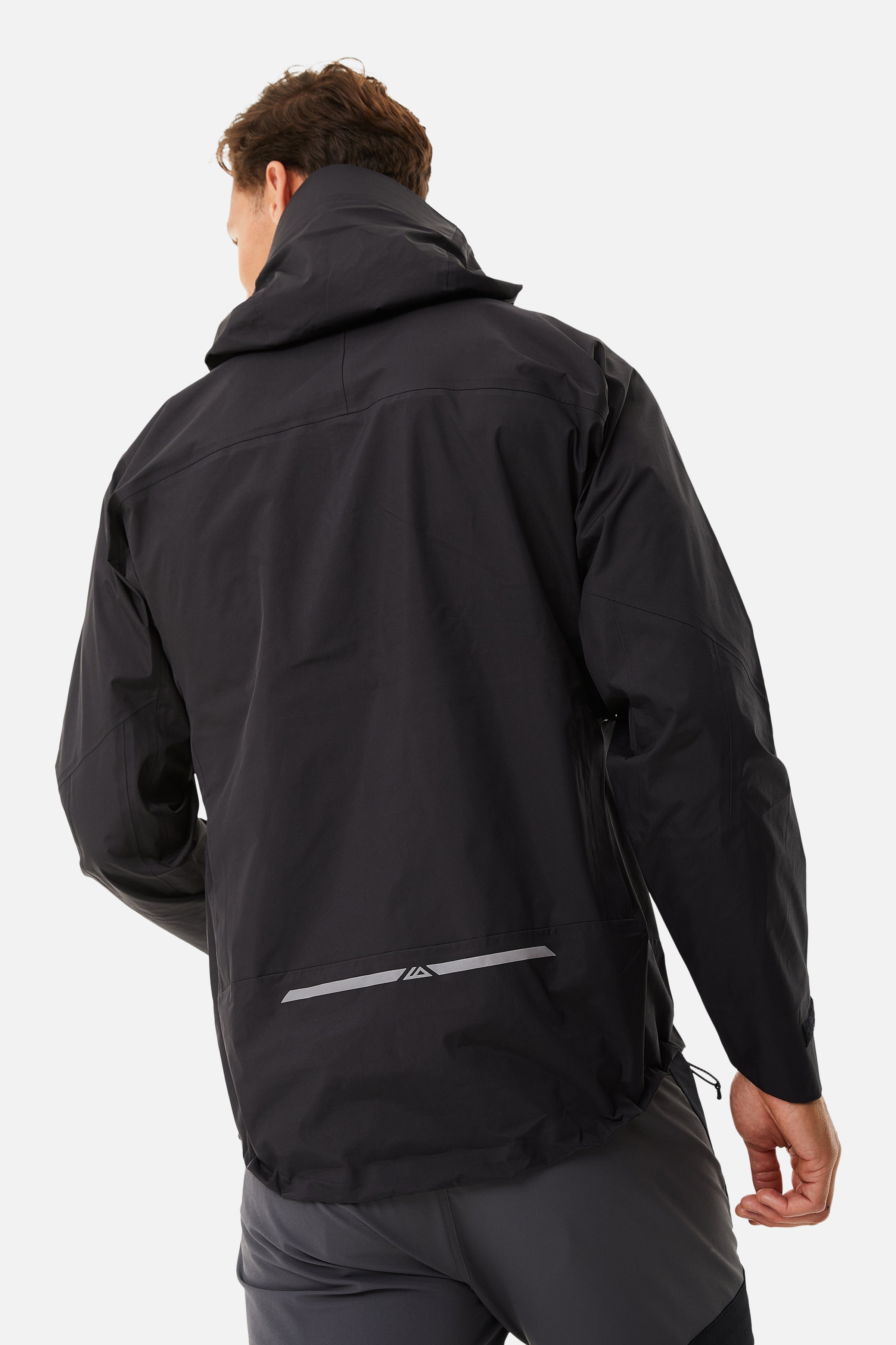 CONQUER WATERPROOF SHELL JACKET - BLACK