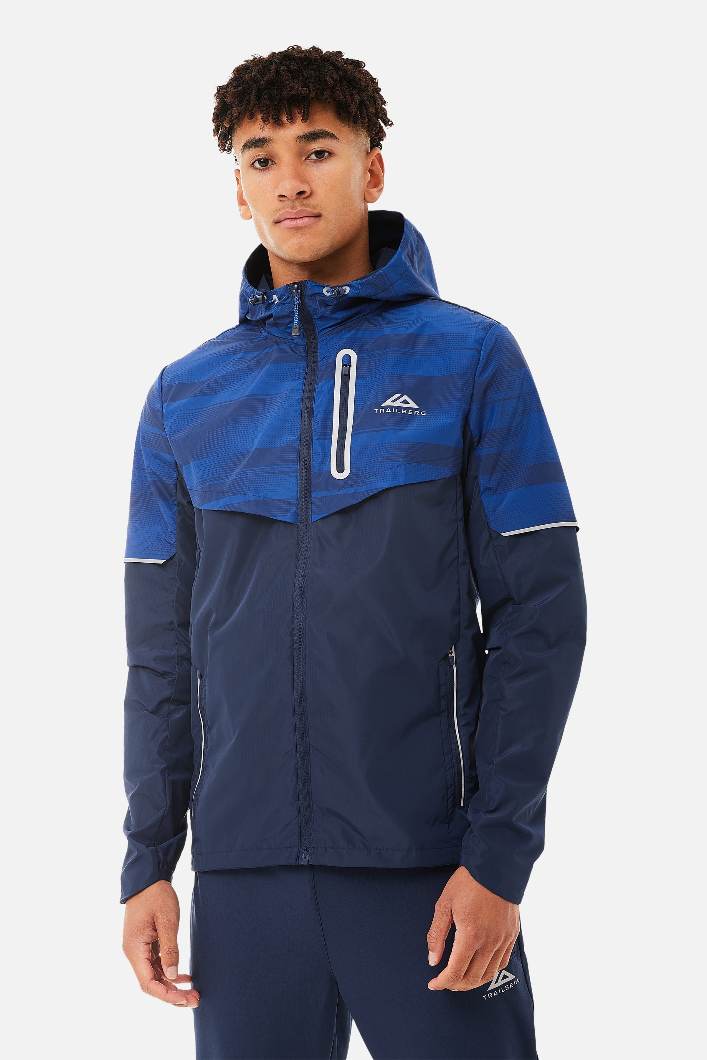 DIMENSION WINDBREAKER - COBALT/NAVY