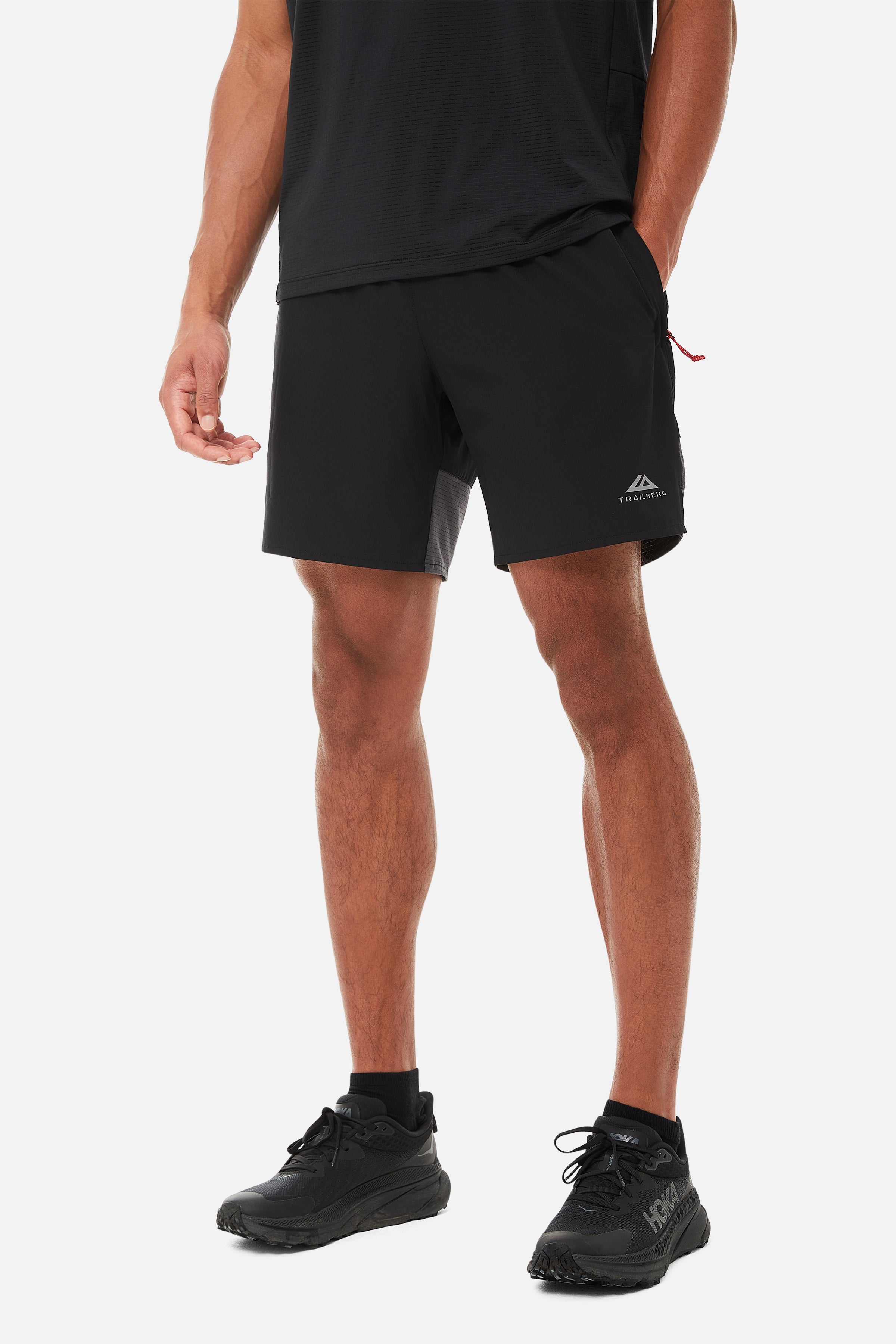 RAPID DASH SHORT - BLACK/GREY