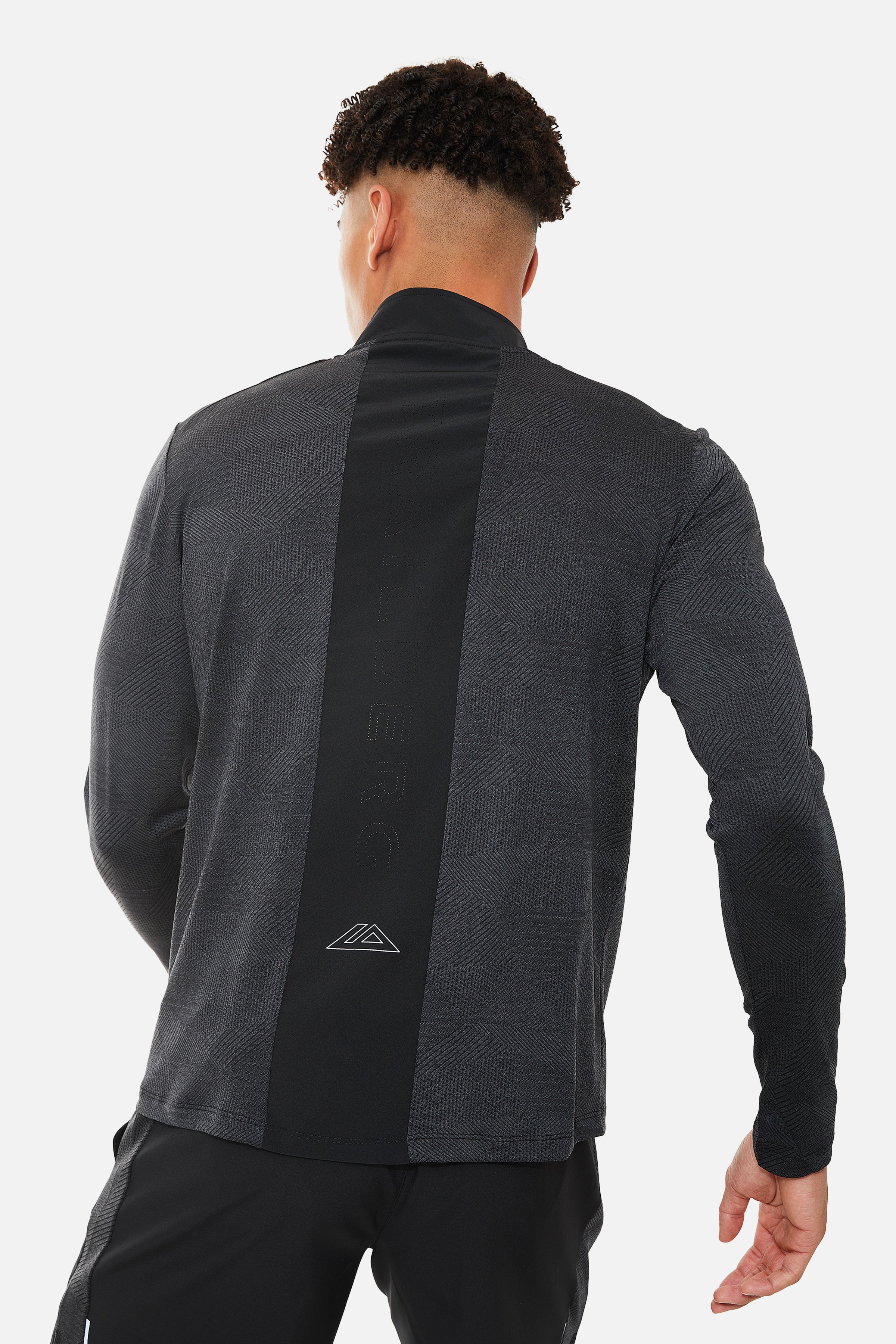 DIMENSION ZIP TWINSET - BLACK/GREY