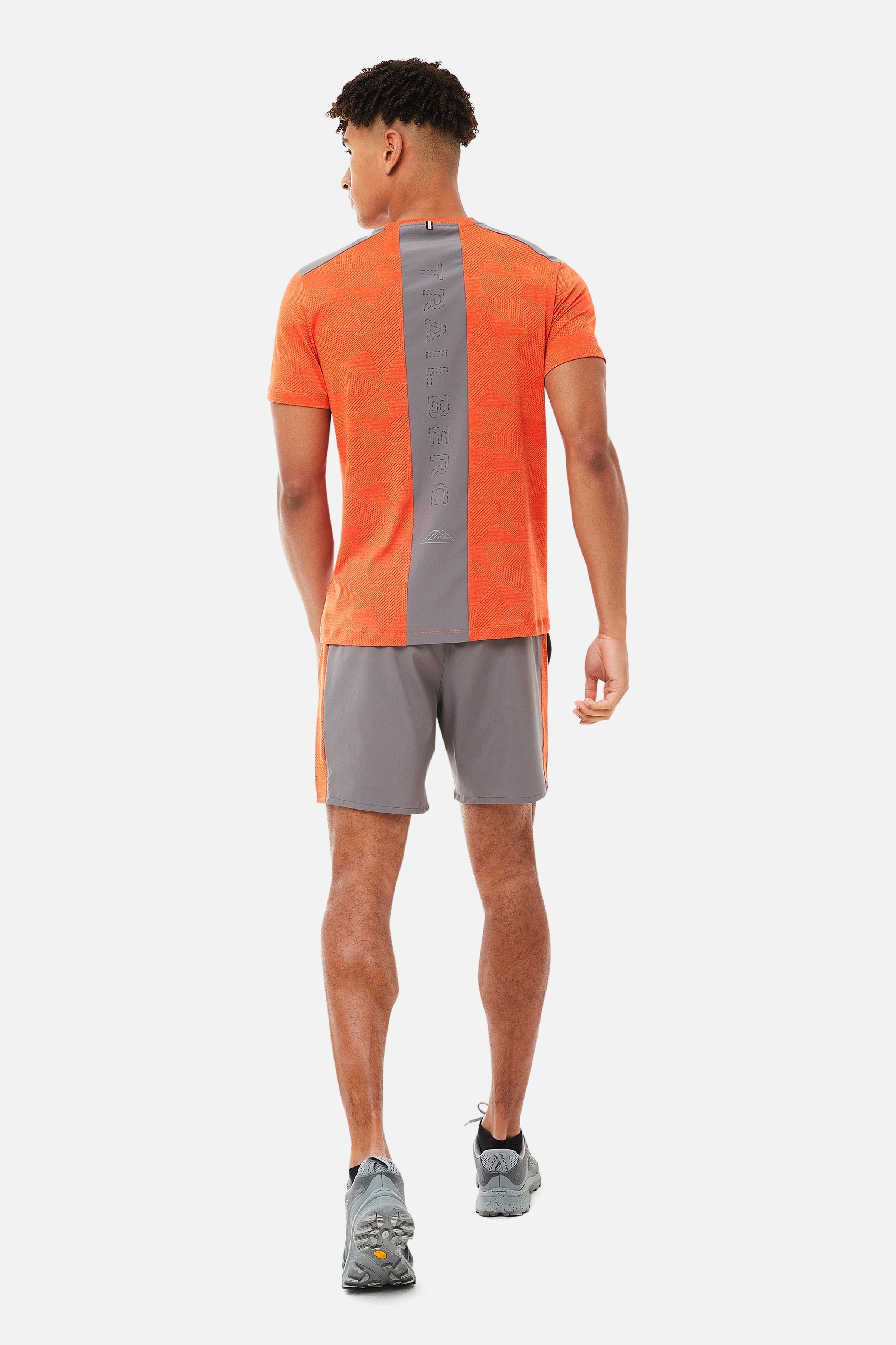 DIMENSION SHORT - ORANGE/GREY