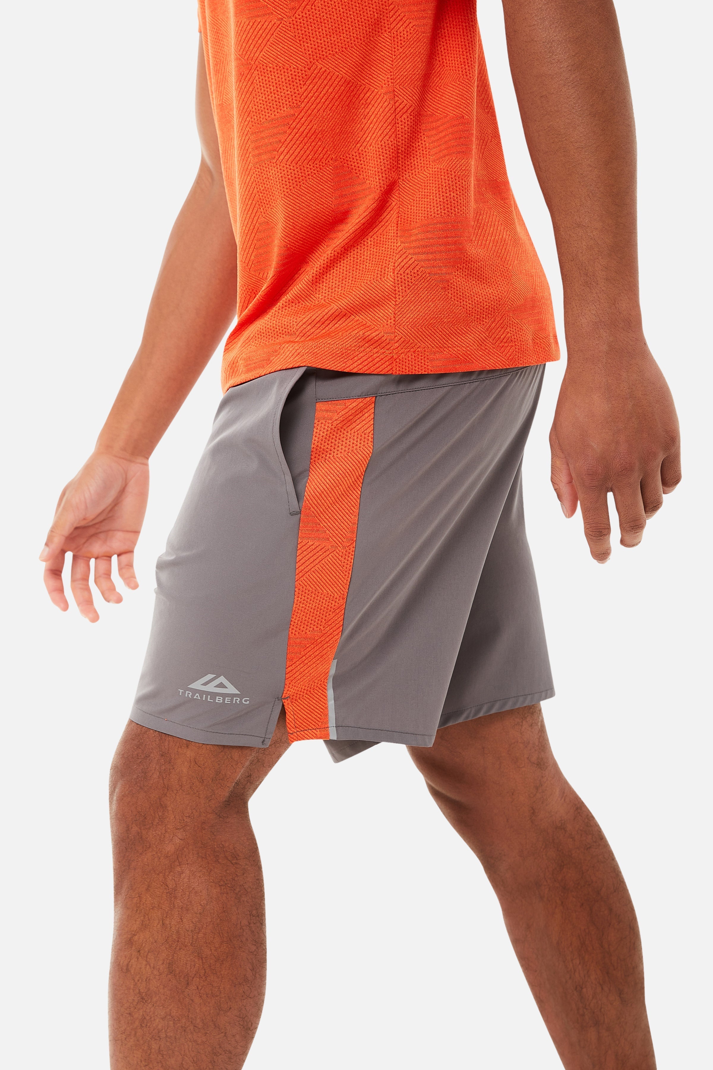 DIMENSION SHORT - ORANGE/GREY