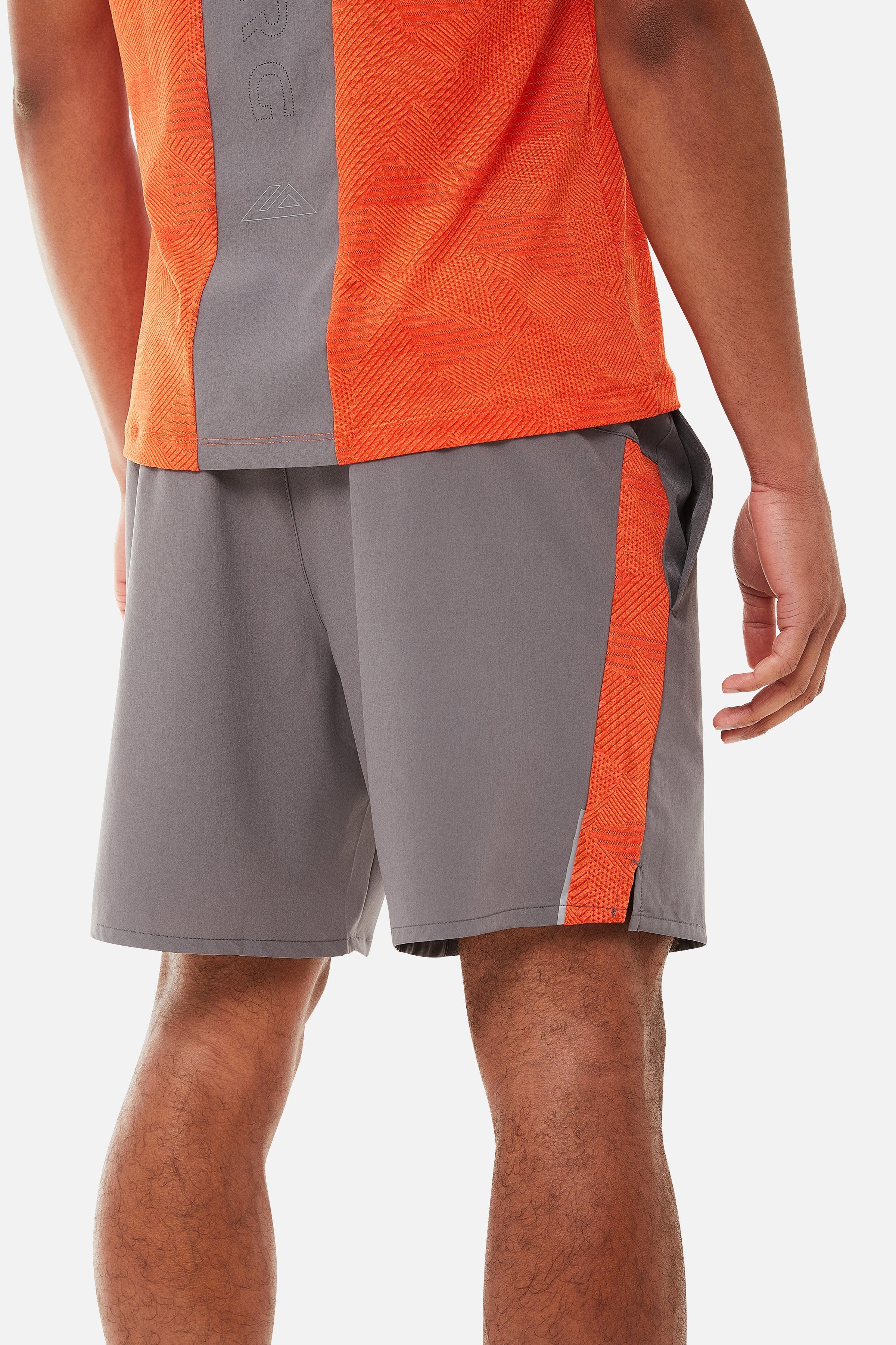 DIMENSION SHORT - ORANGE/GREY