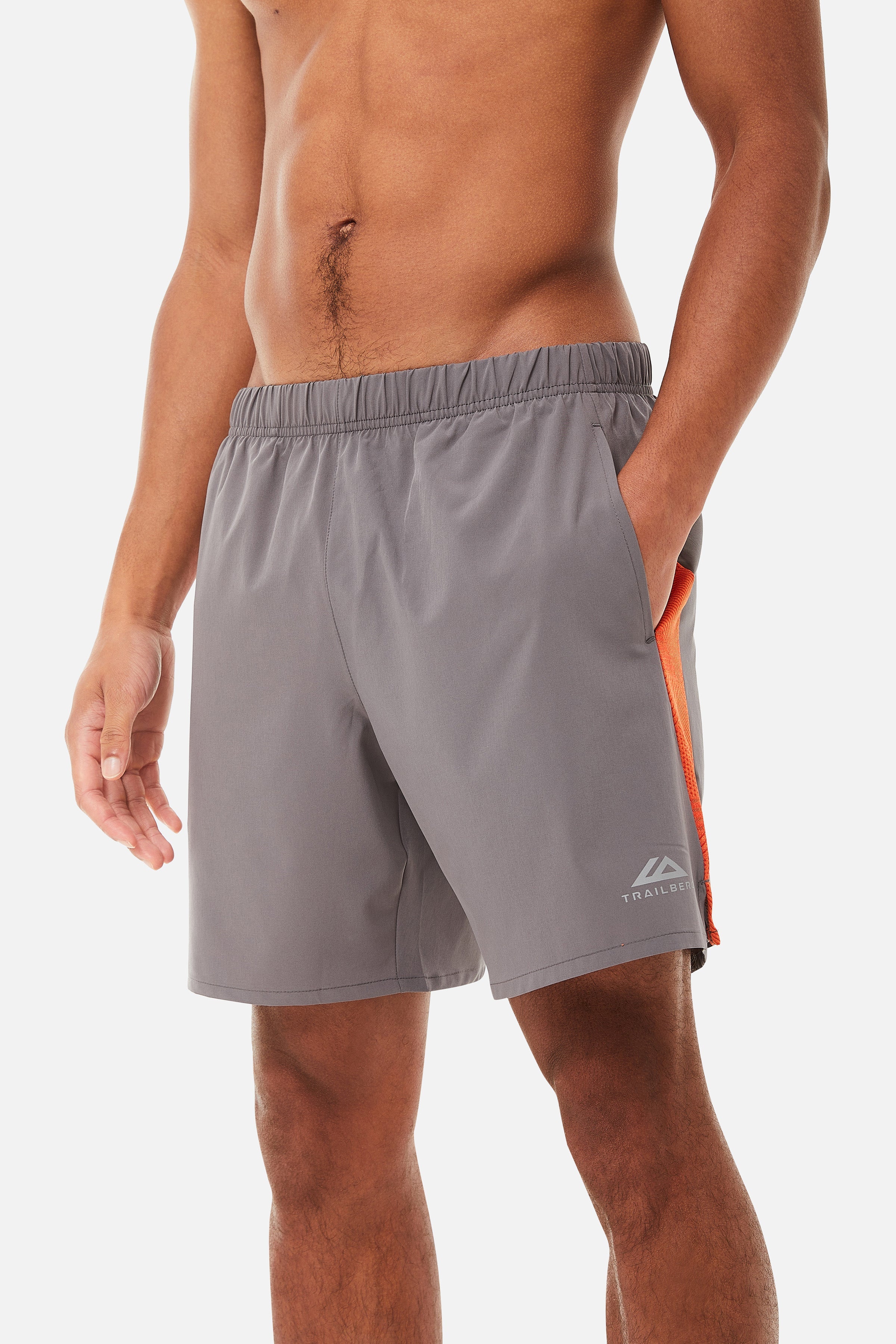 DIMENSION SHORT - ORANGE/GREY