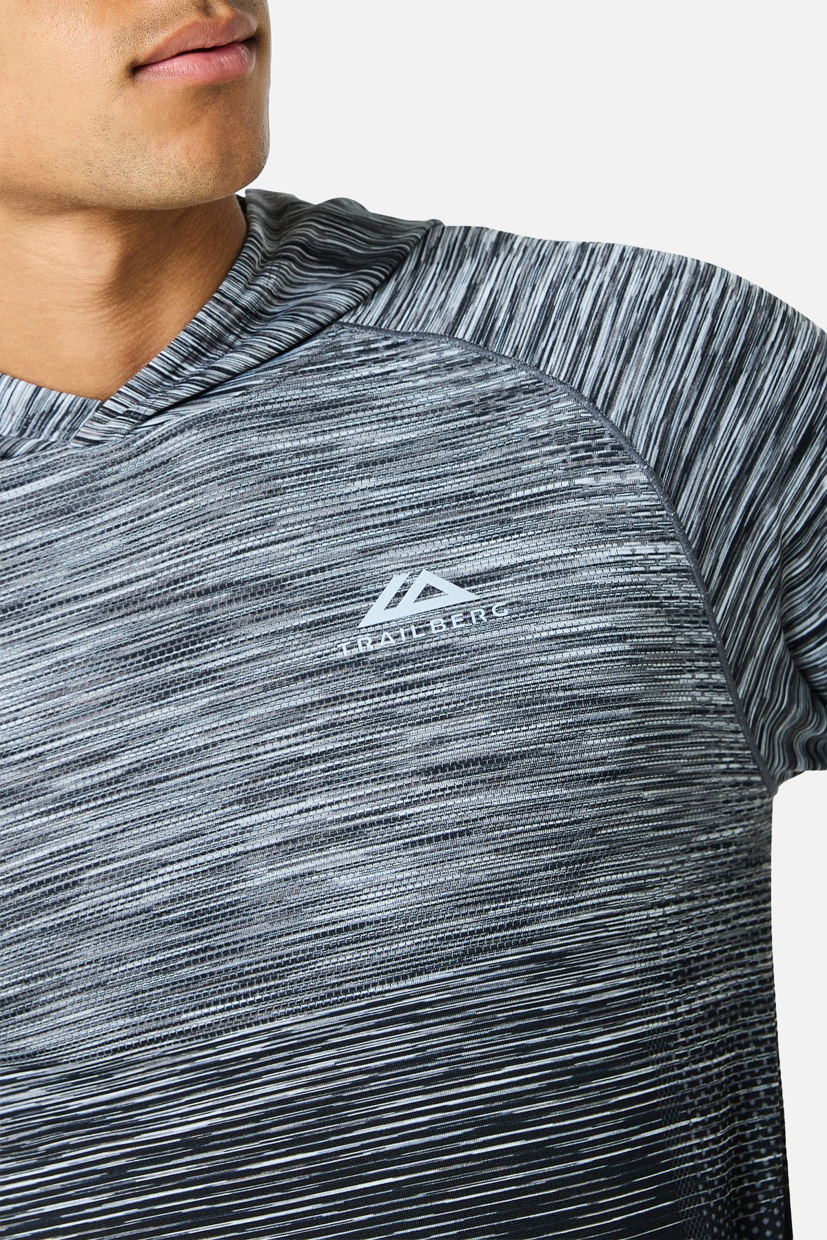 Arc Seamless Essentials 2.0 Hood Twinset - Black/Moon Grey
