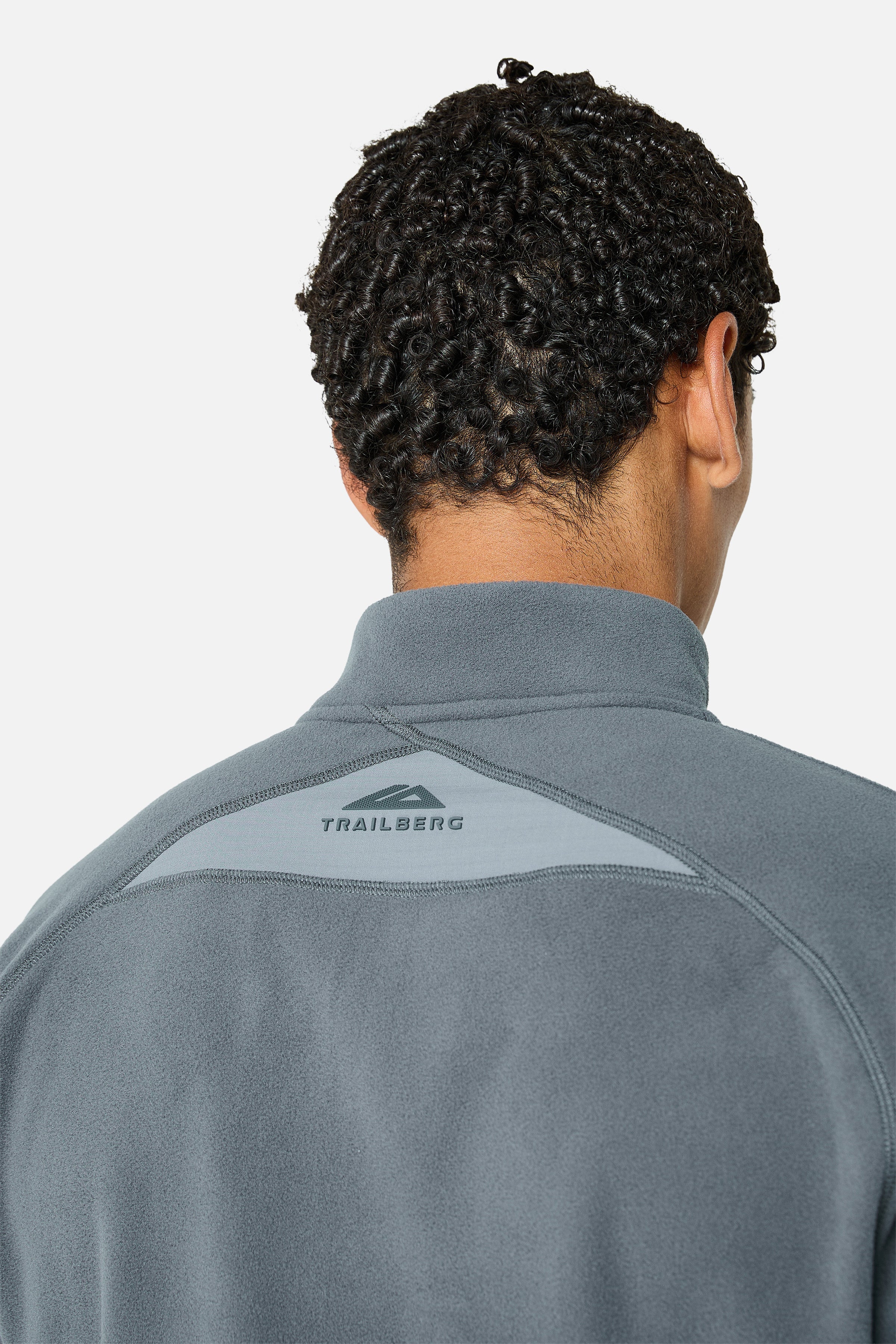 Driftmoor Polartec Fleece 1/4 Zip - Graphite Grey/Ash Grey/Blazing Red