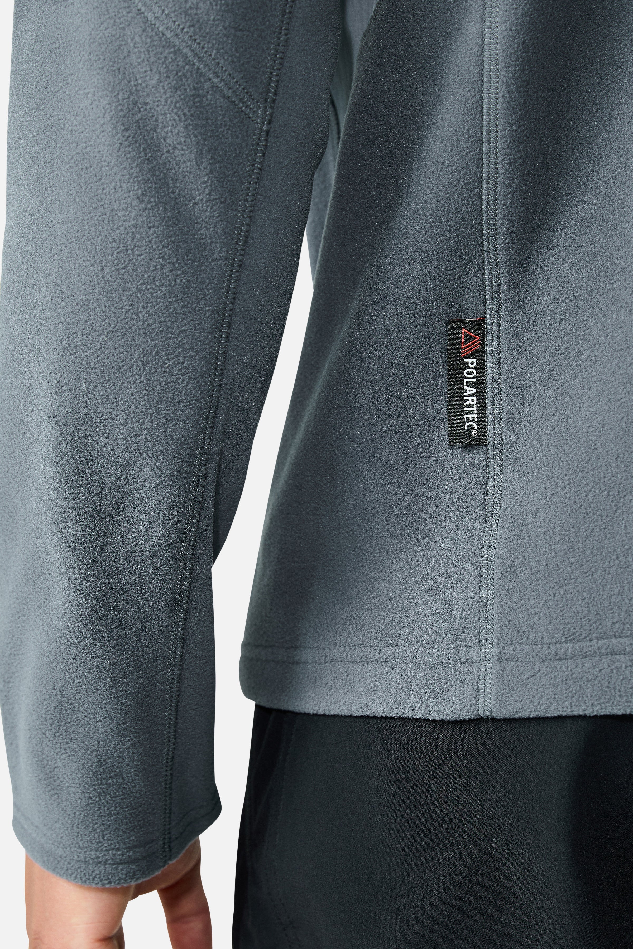 Driftmoor Polartec Fleece 1/4 Zip - Graphite Grey/Ash Grey/Blazing Red