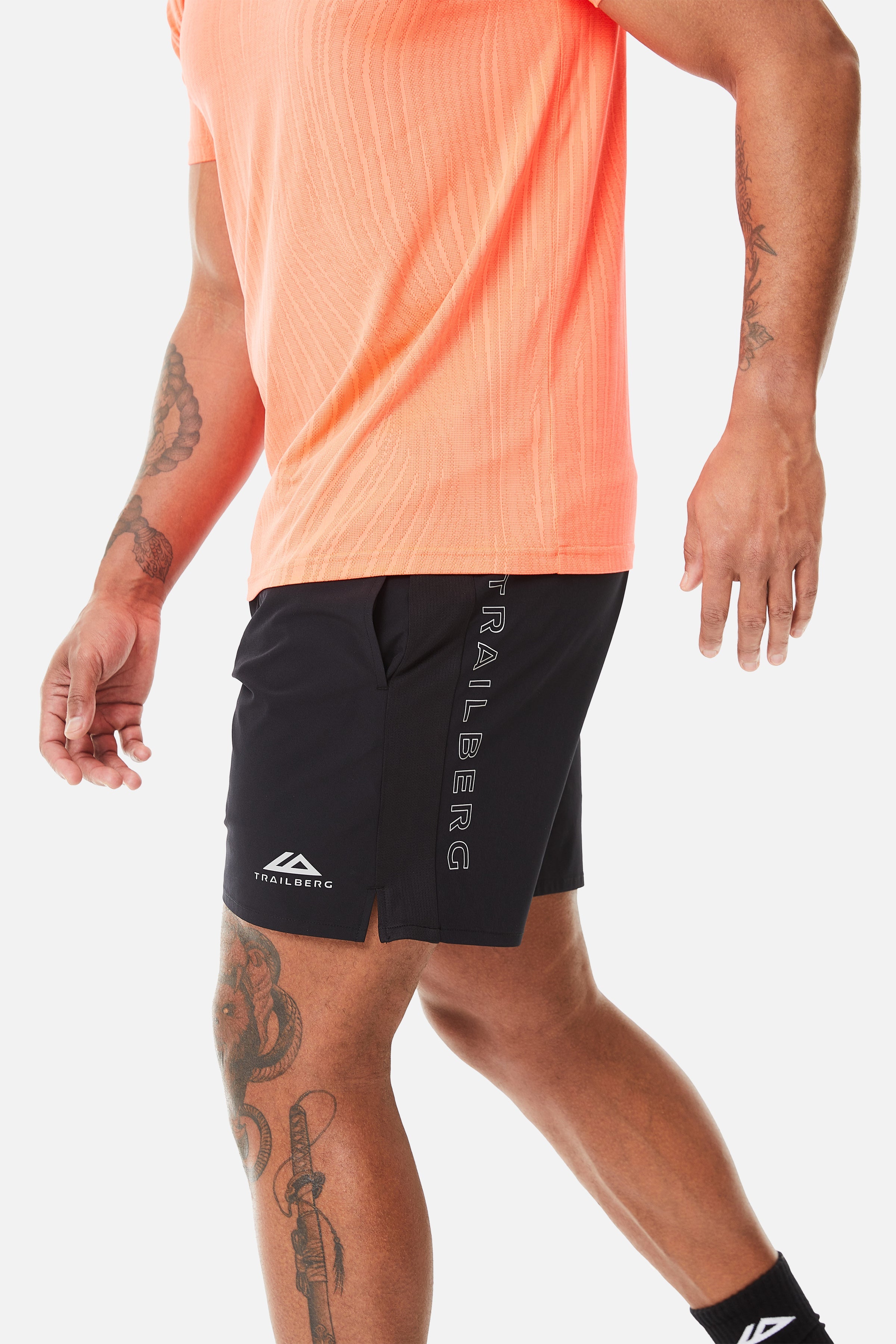 Vertex Jaquard Twinset - Sunset Glow/Electric Fuschia/Black