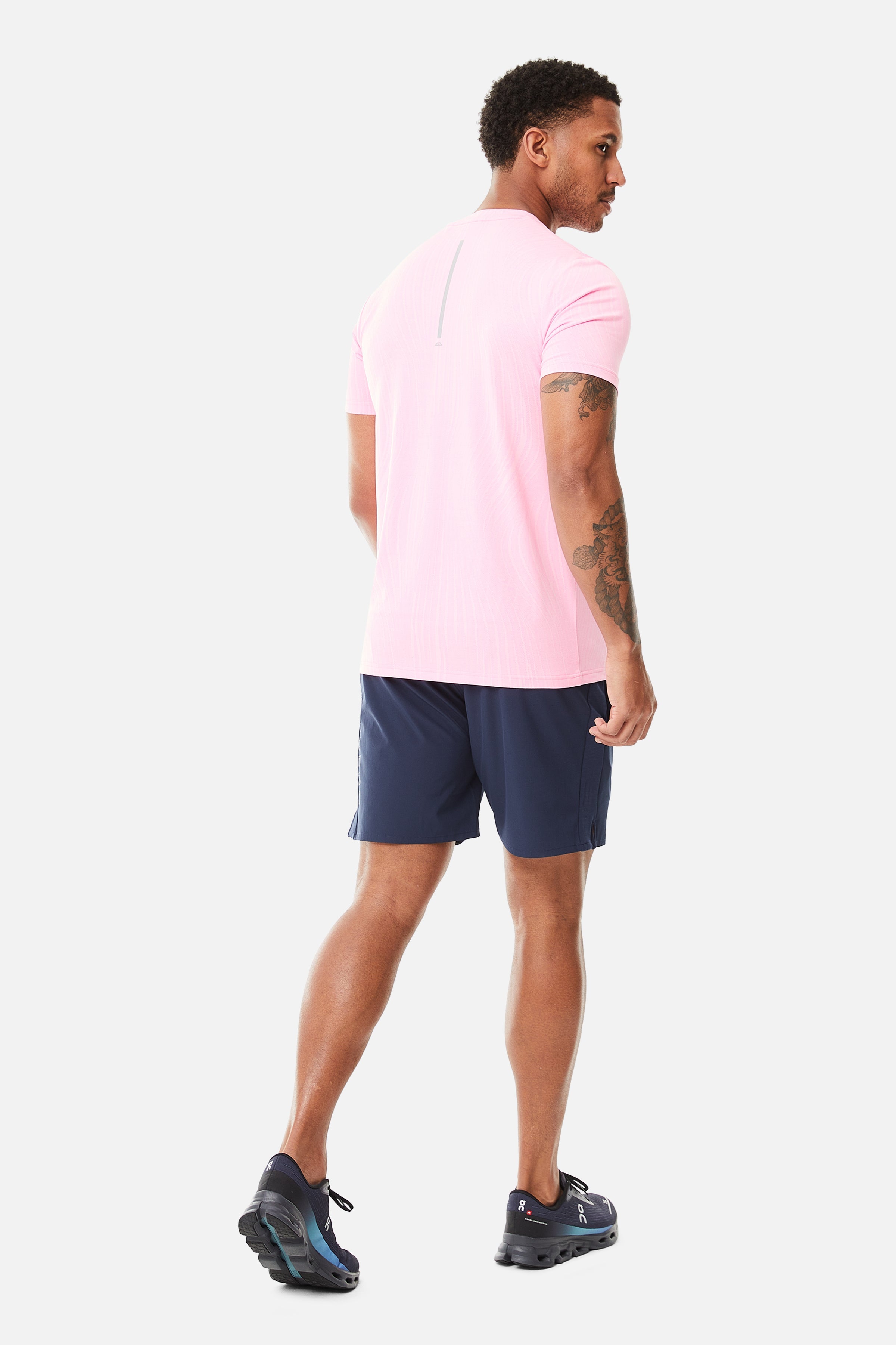 Vertex Jacquard Tee - Candy Cotton/Sugar Plum