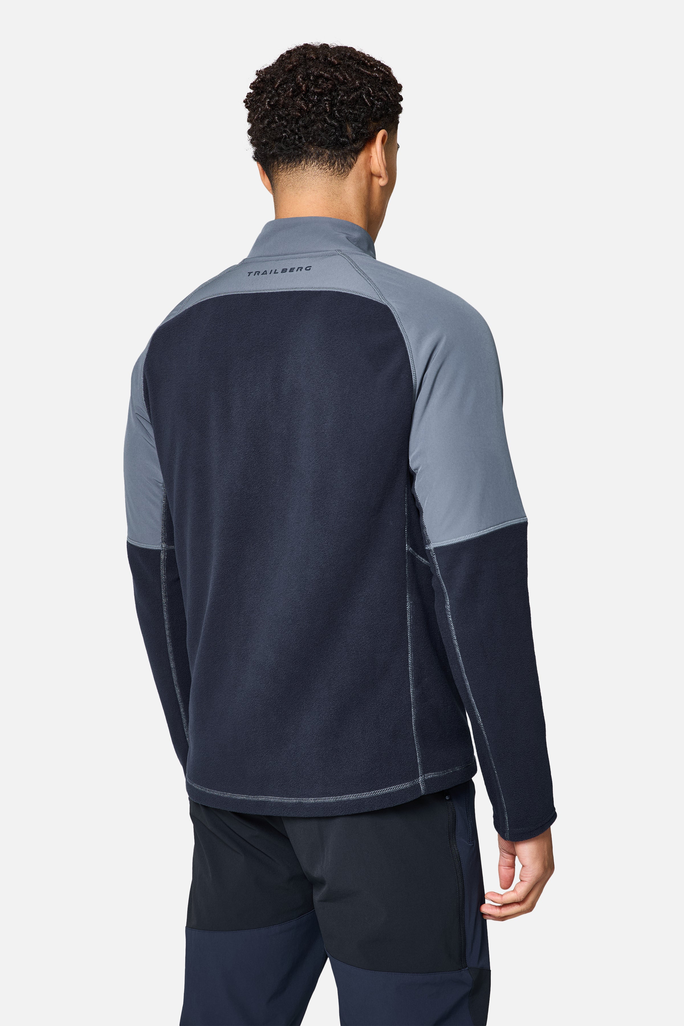 Sierra 1/4 Zip - Deep Ocean/Storm Grey