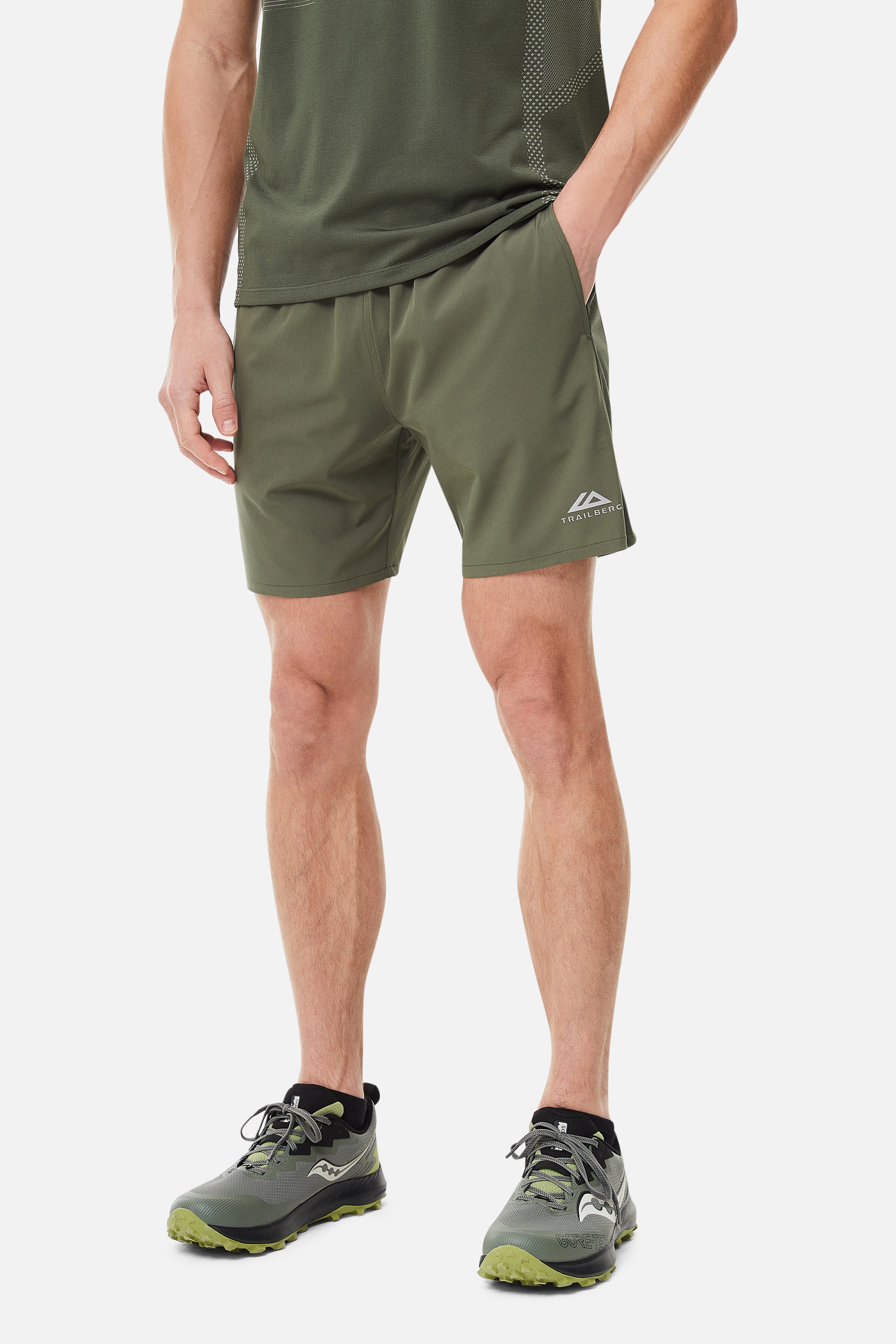 Apex Essentials Seamless Tee Twinset - Dark Fern