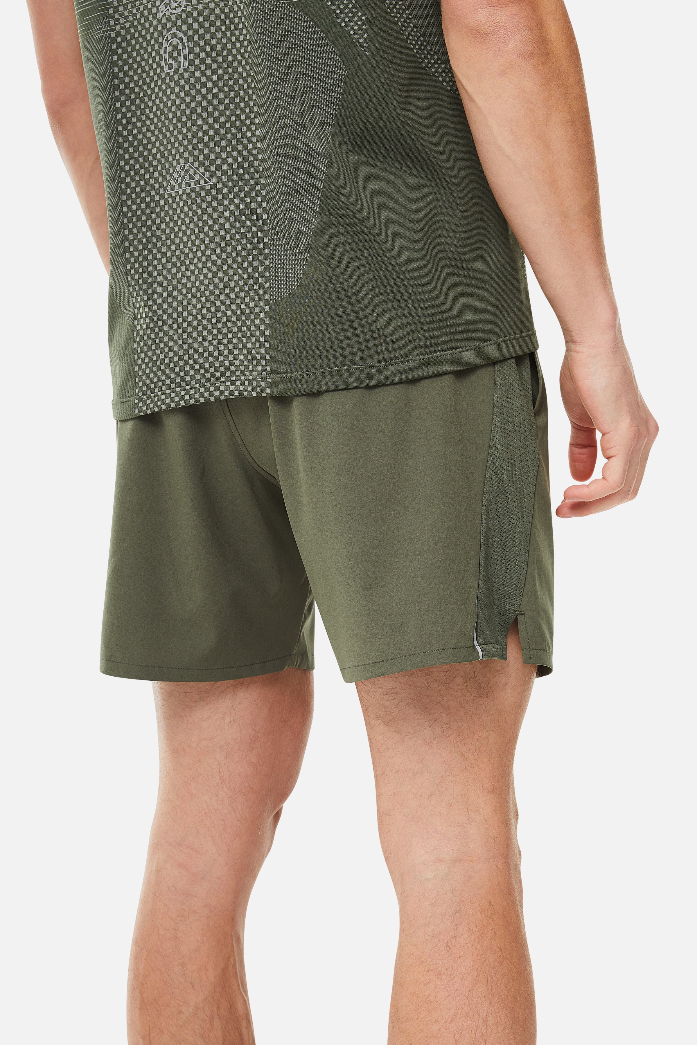 Apex Essentials Seamless Tee Twinset - Dark Fern