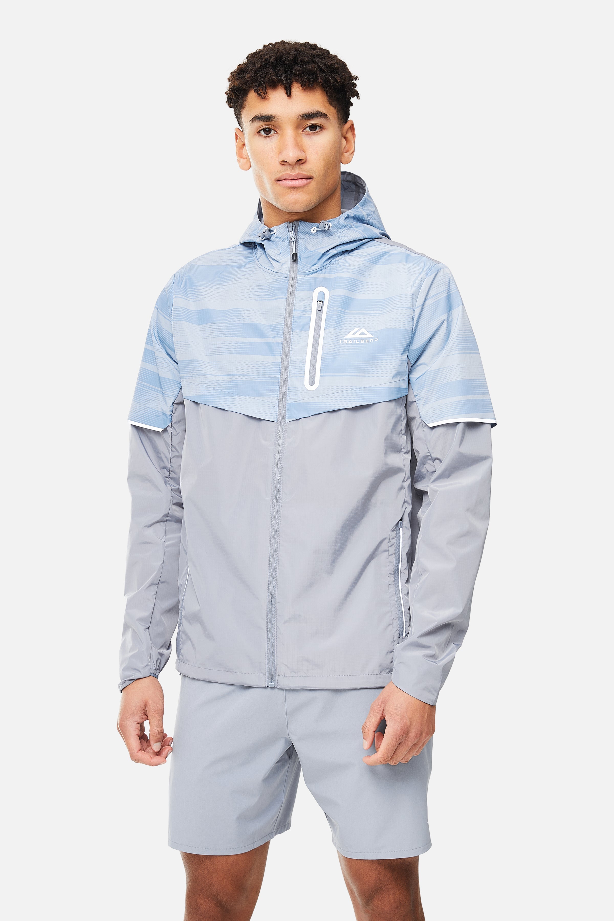Dimension 2.0 Windbreaker - Cloud Haze/Frost Blue