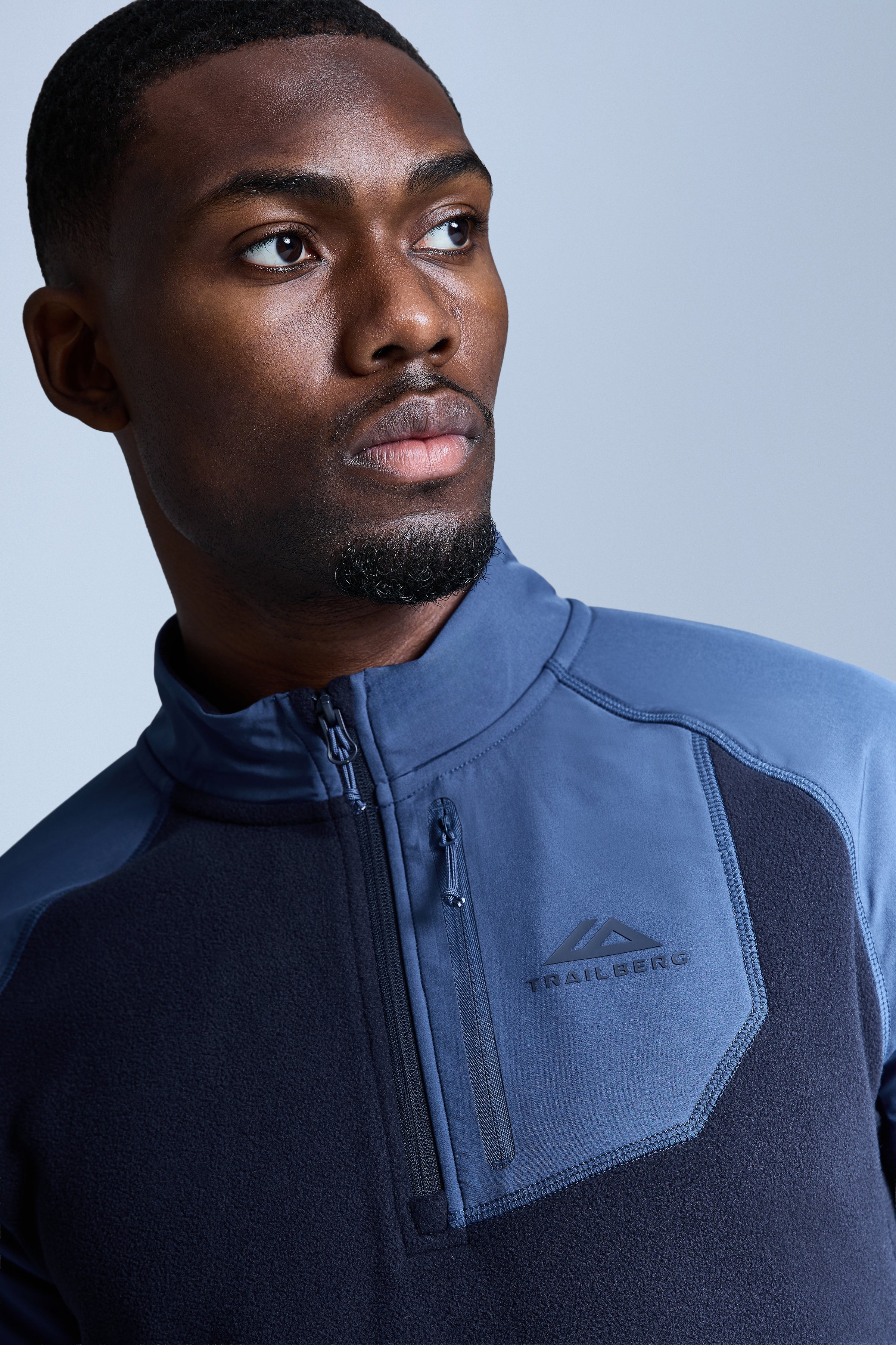 Sierra 1/4 Zip - Deep Ocean/Aqua Eclipse