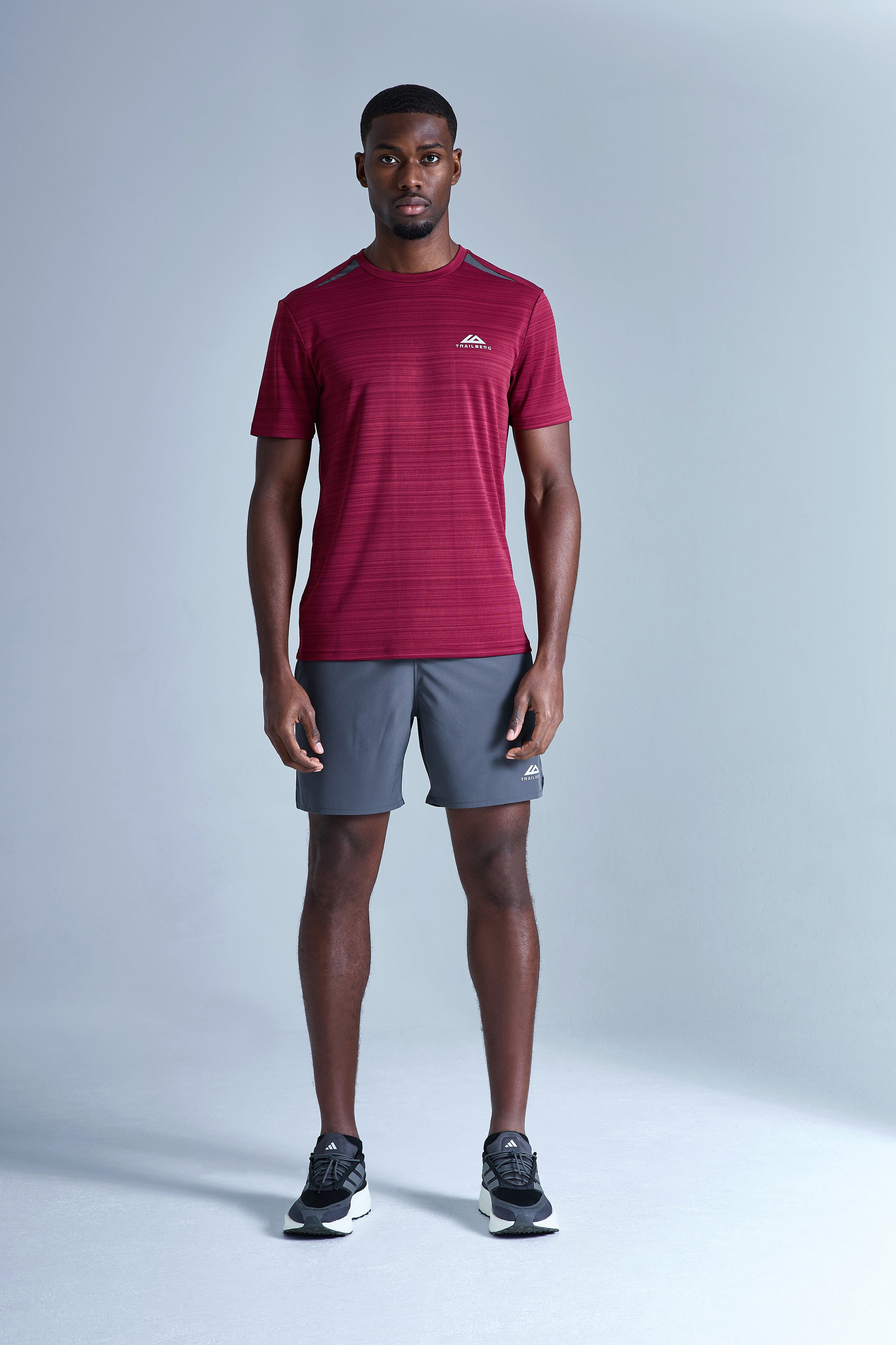 AW25 Cloud Essentials Twinset - Crimson Red/Volcano Grey