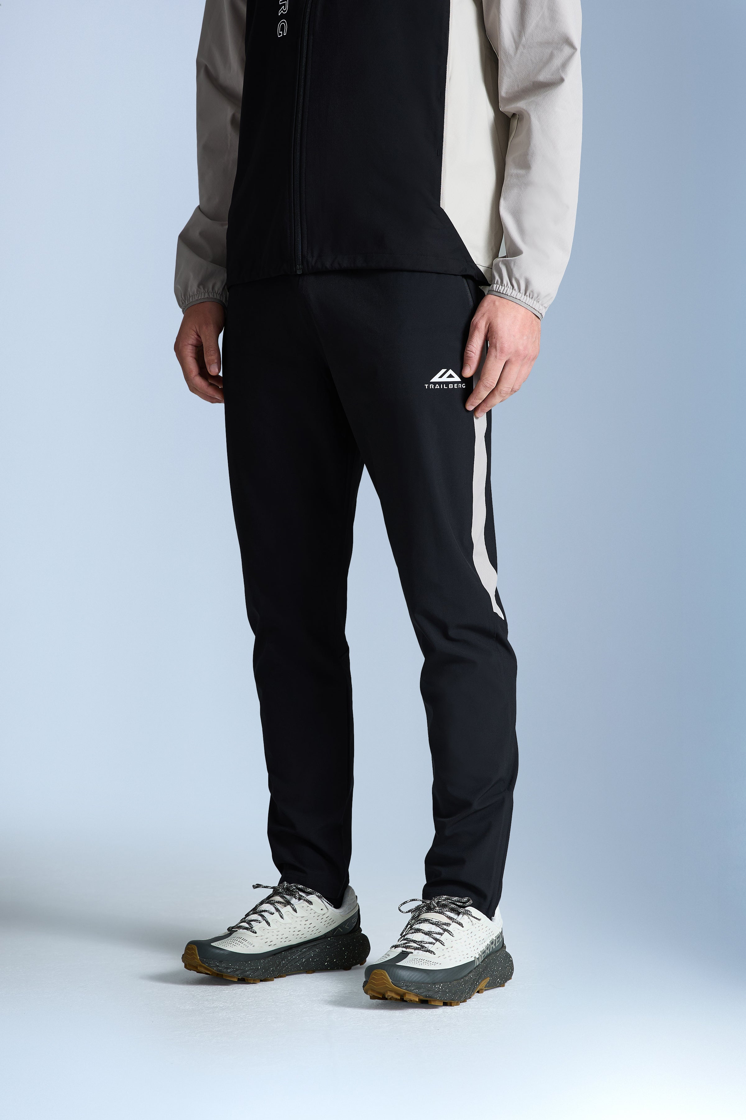 AW25 Triathlon Pant - Black/Pale Taupe