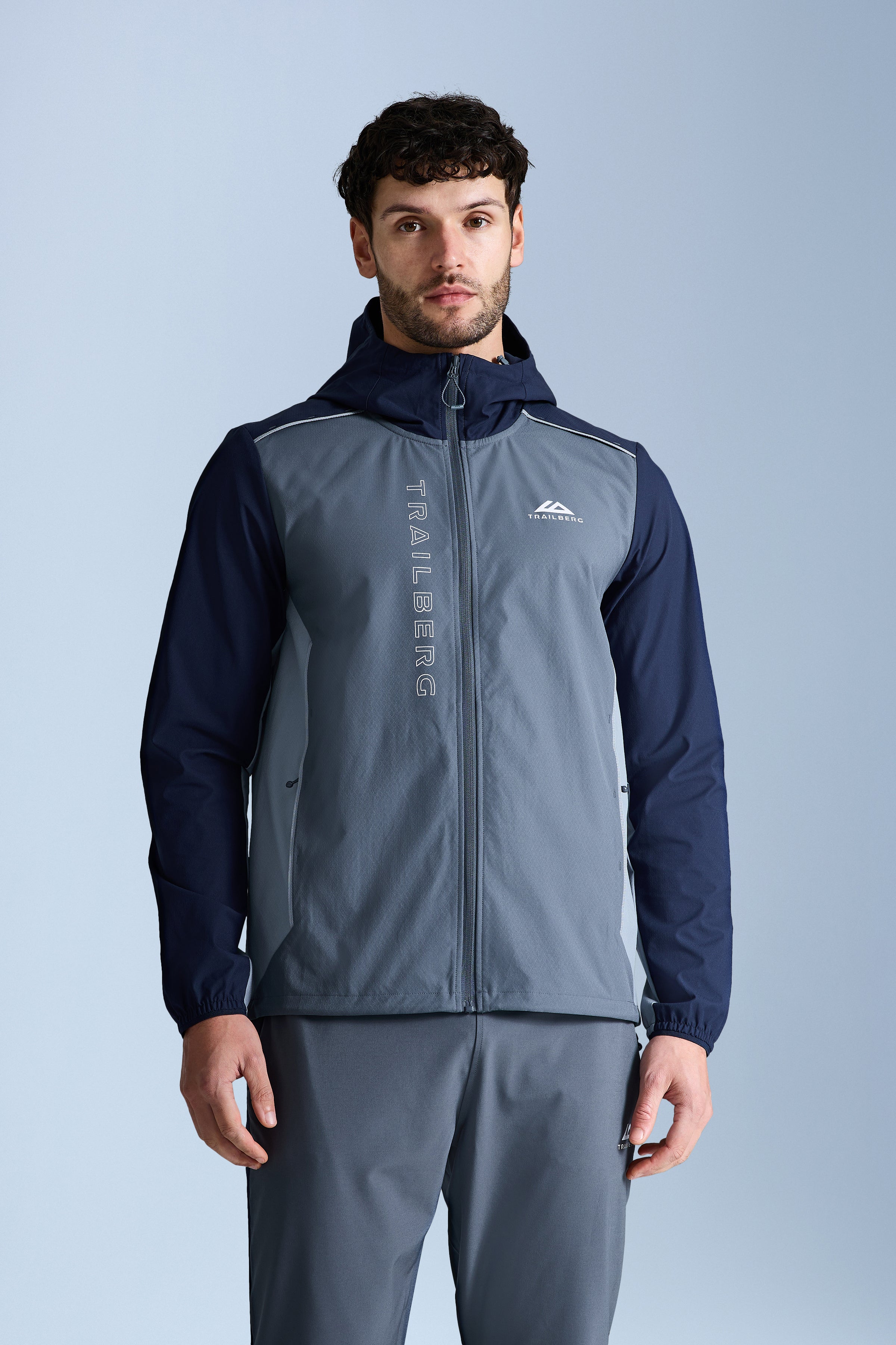 AW25 Triathlon Windbreaker - Storm Grey/Navy Blue/Cloud Haze