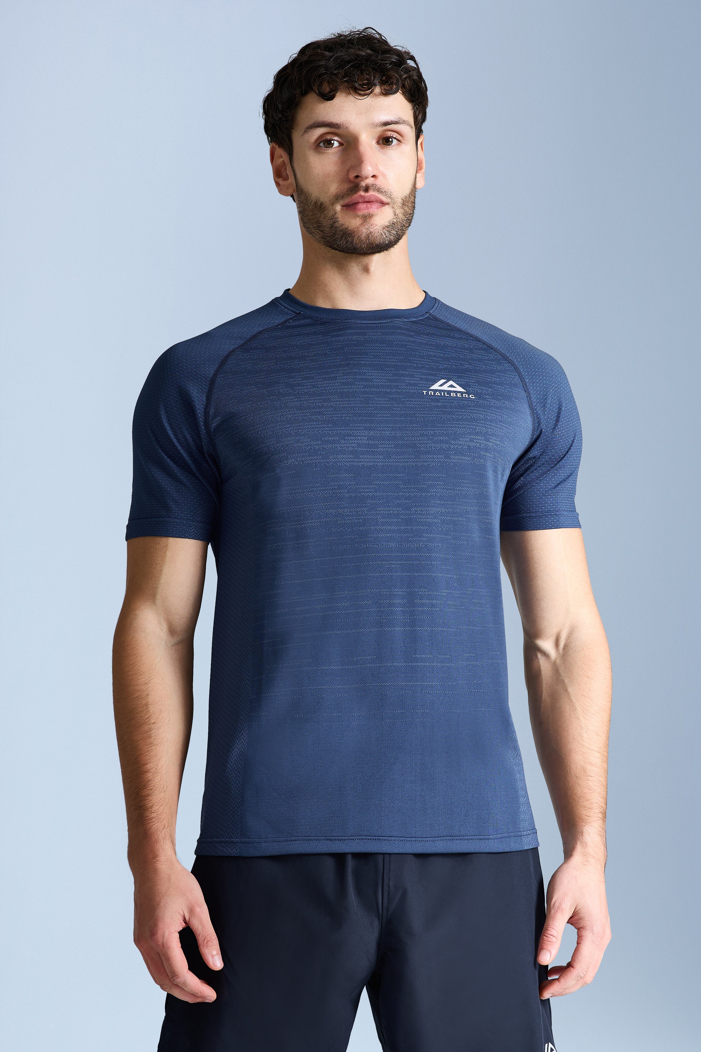 Form Seamless Tee - Aqua Eclipse/Amethyst Blue
