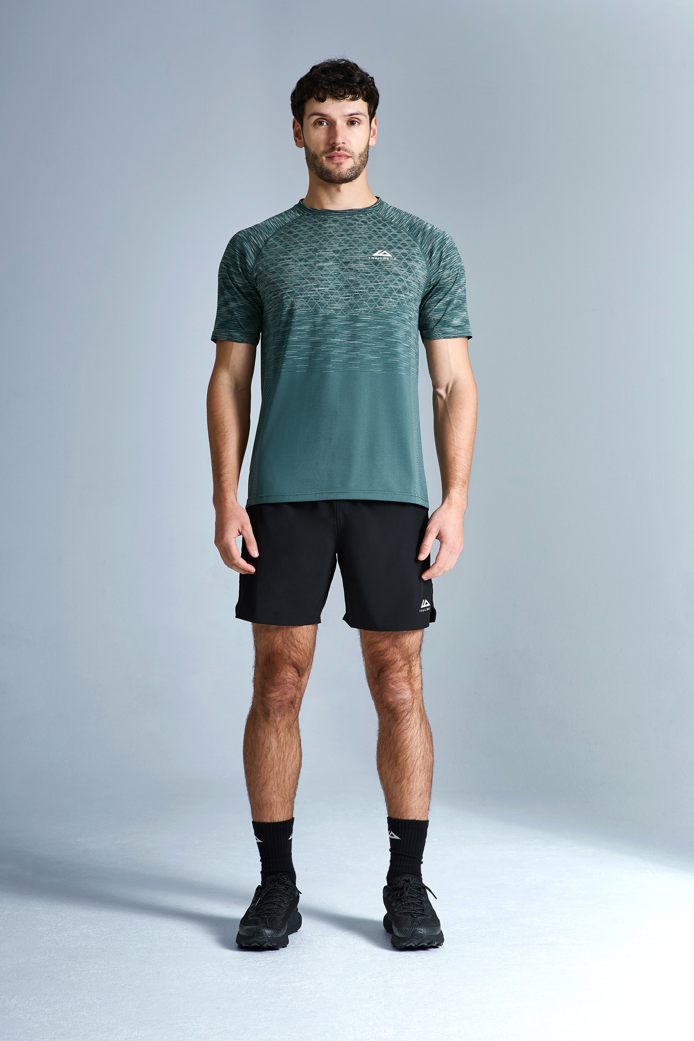 Stride Seamless Tee - Evergreen Mist/Moss Green/Pine Fern/Aloe Frost