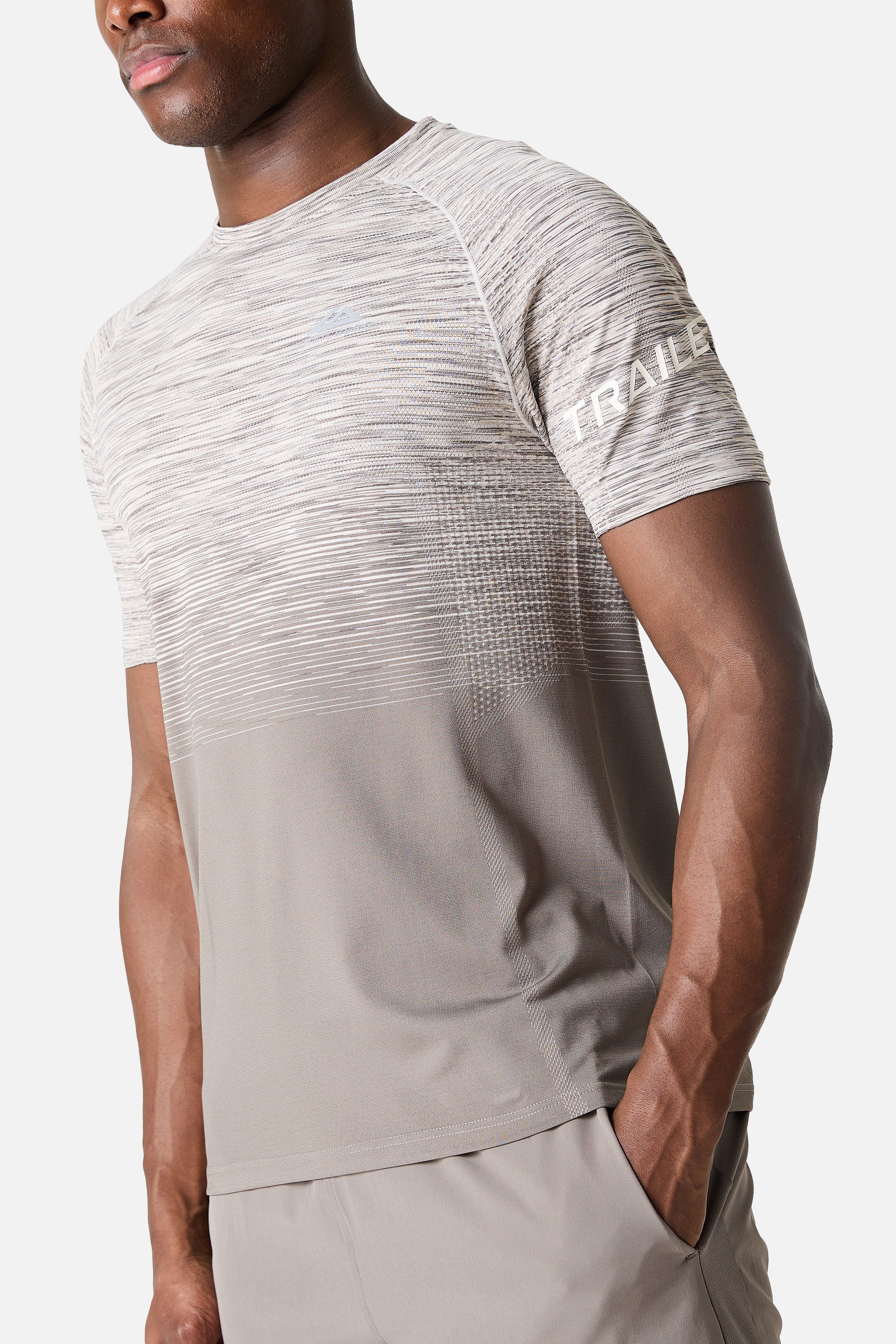 Arc Seamless T-shirt - Mokka/Kiezelsteen/Frosted Ridge