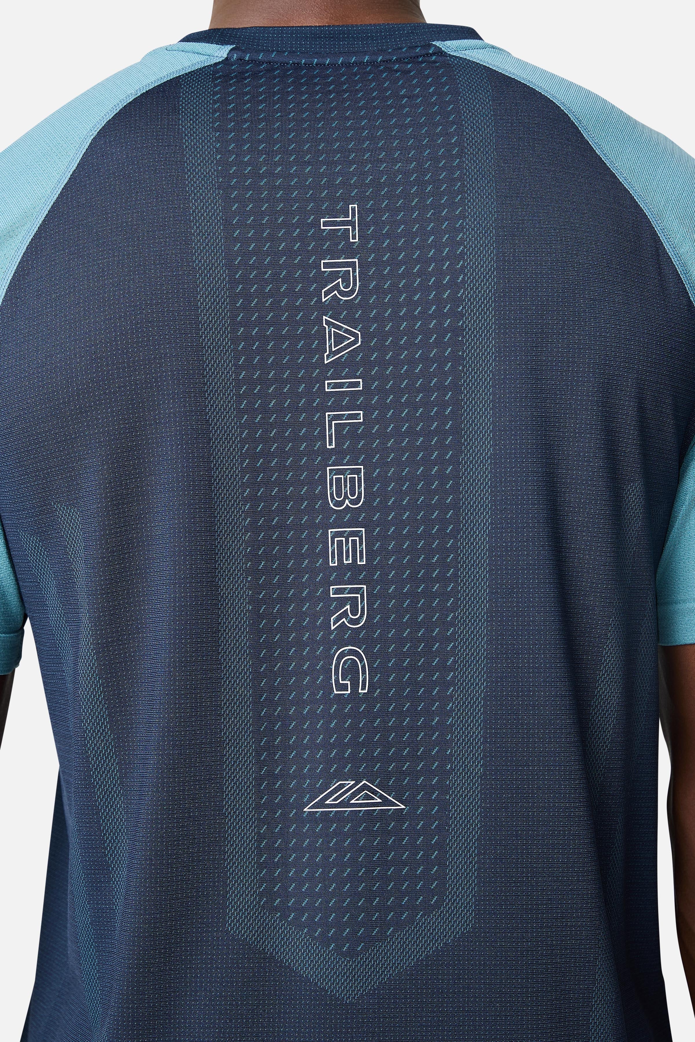 Rapid Dash Seamless Tee - Storm Blue/Polar Breeze