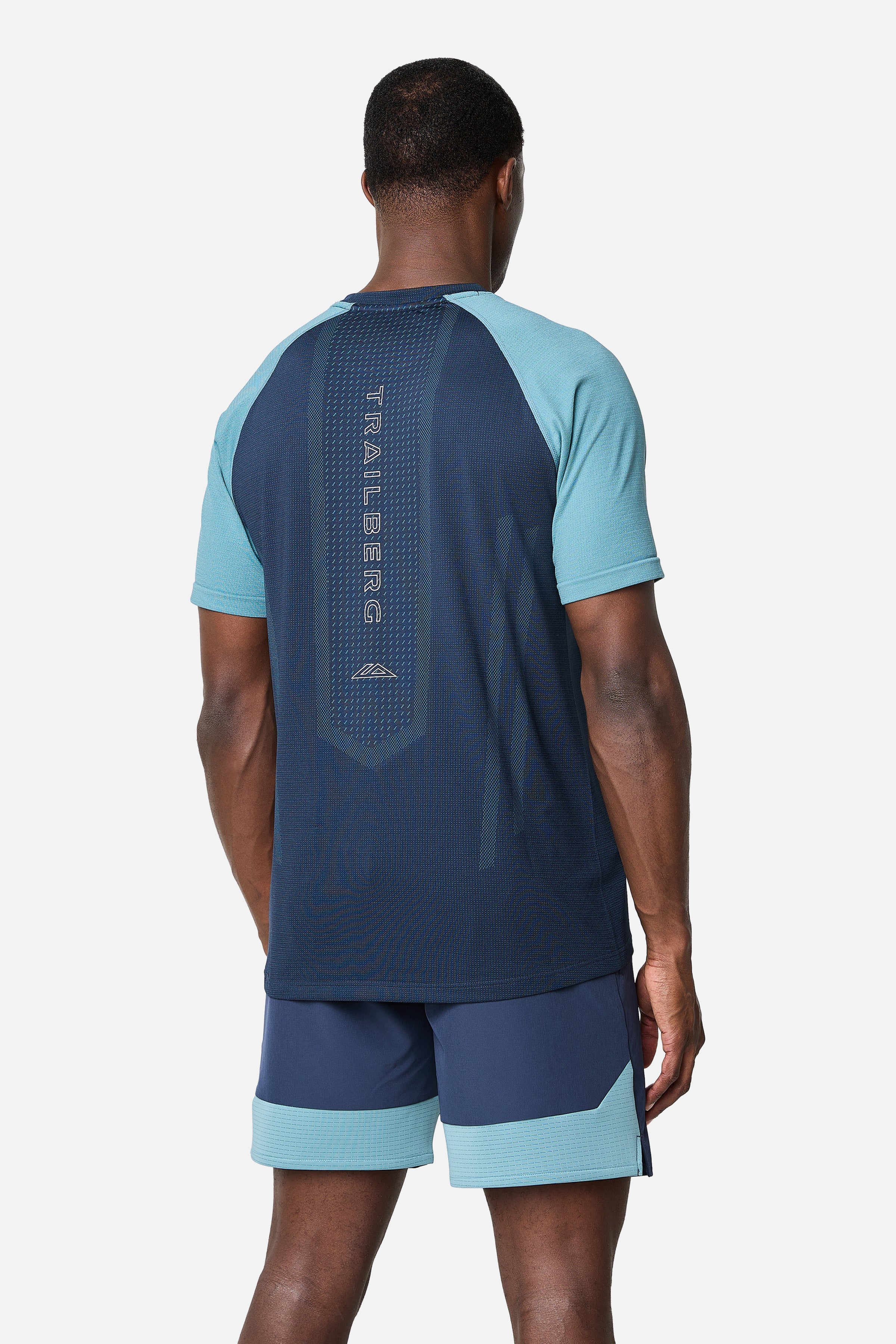 Rapid Dash Seamless Tee - Storm Blue/Polar Breeze