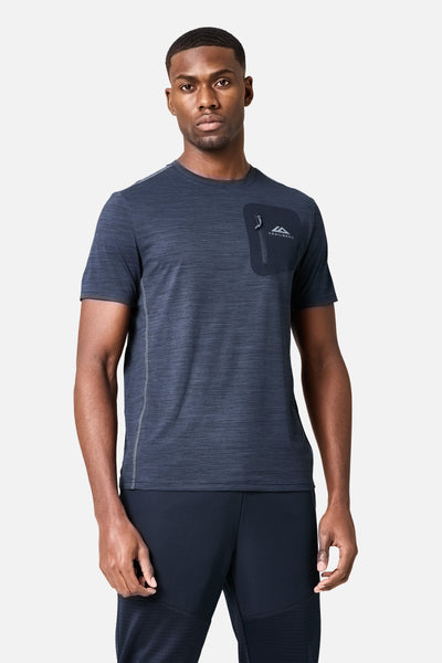 District Pocket Tee - Deep Ocean/Storm Grey