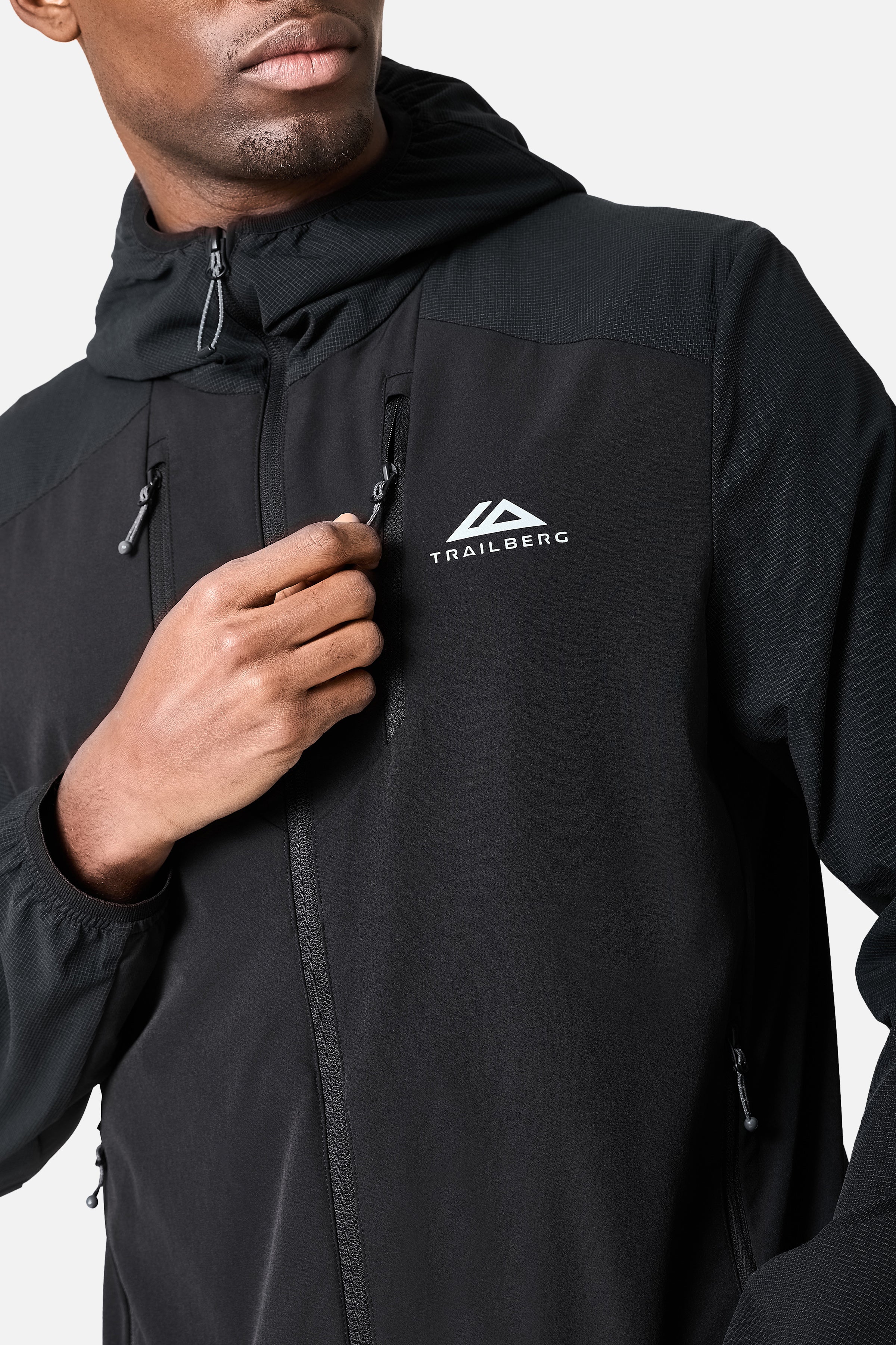 Faltenjura 2.0 Hood - Black/Volcano Grey