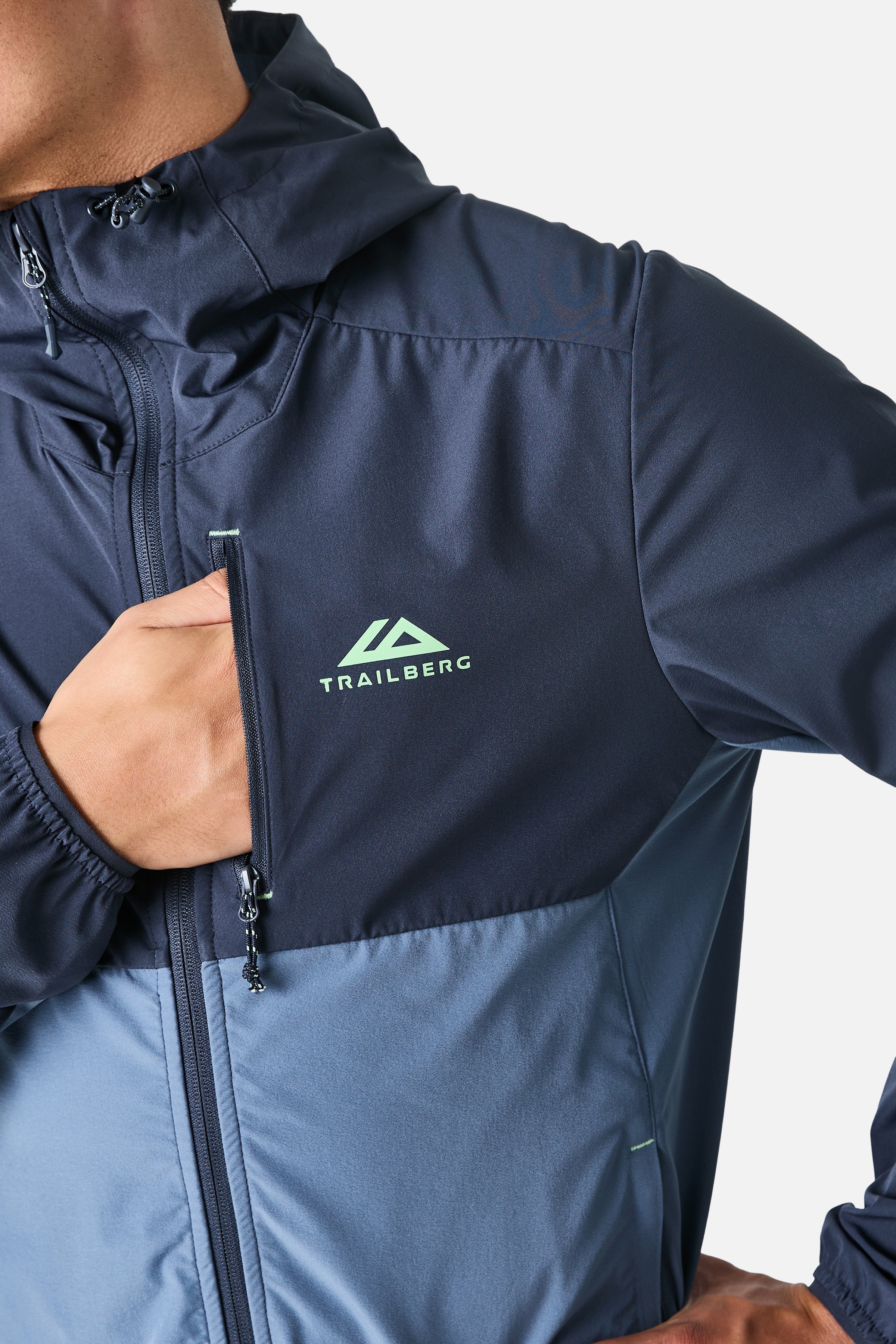 Oberland Hood - Breeze/Storm Blue