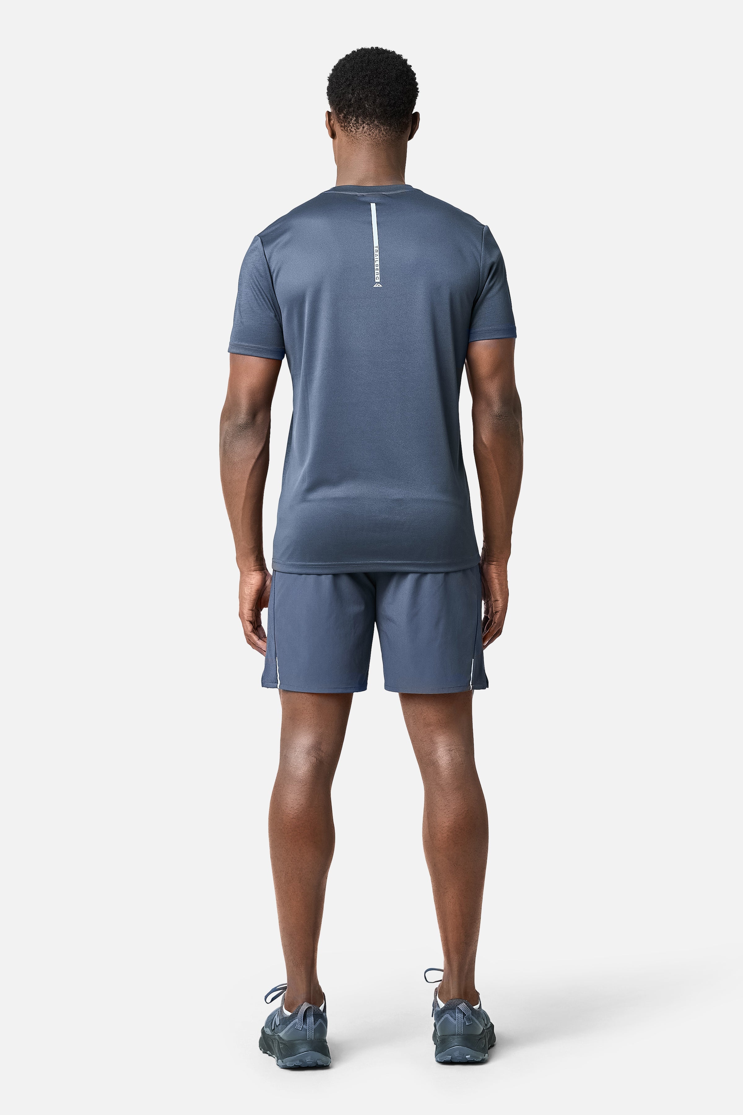 Blur Large Logo Tee - Storm Blue