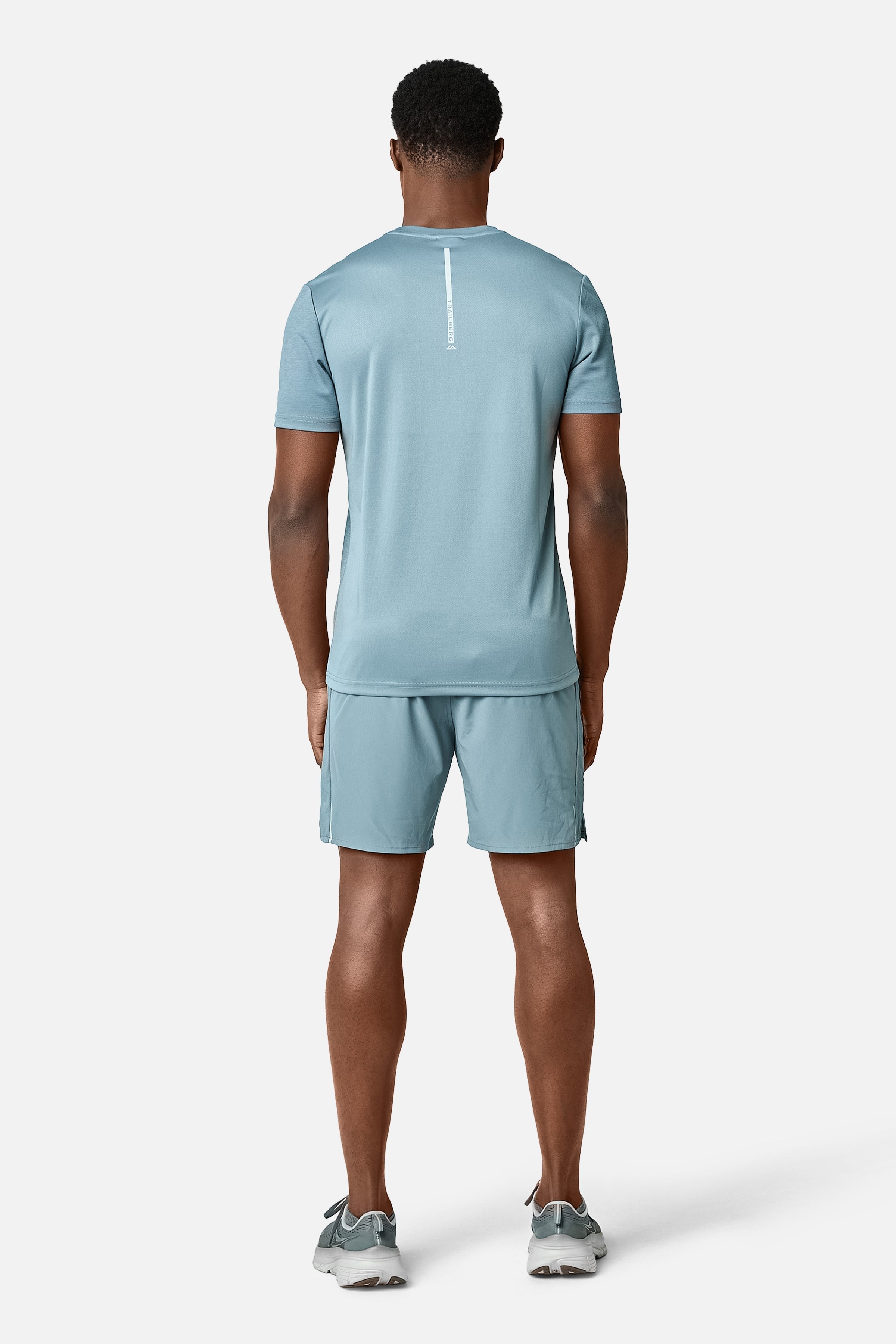 Blur Large Logo Tee - Frosted Denim