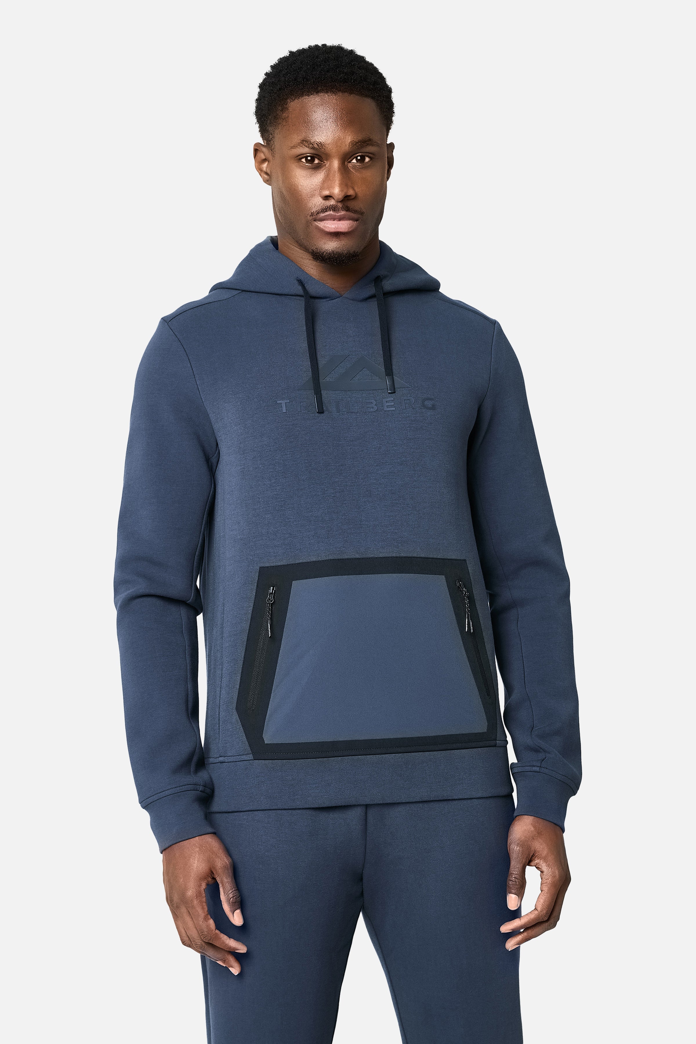 Energy Fleece Hood - Storm Blue