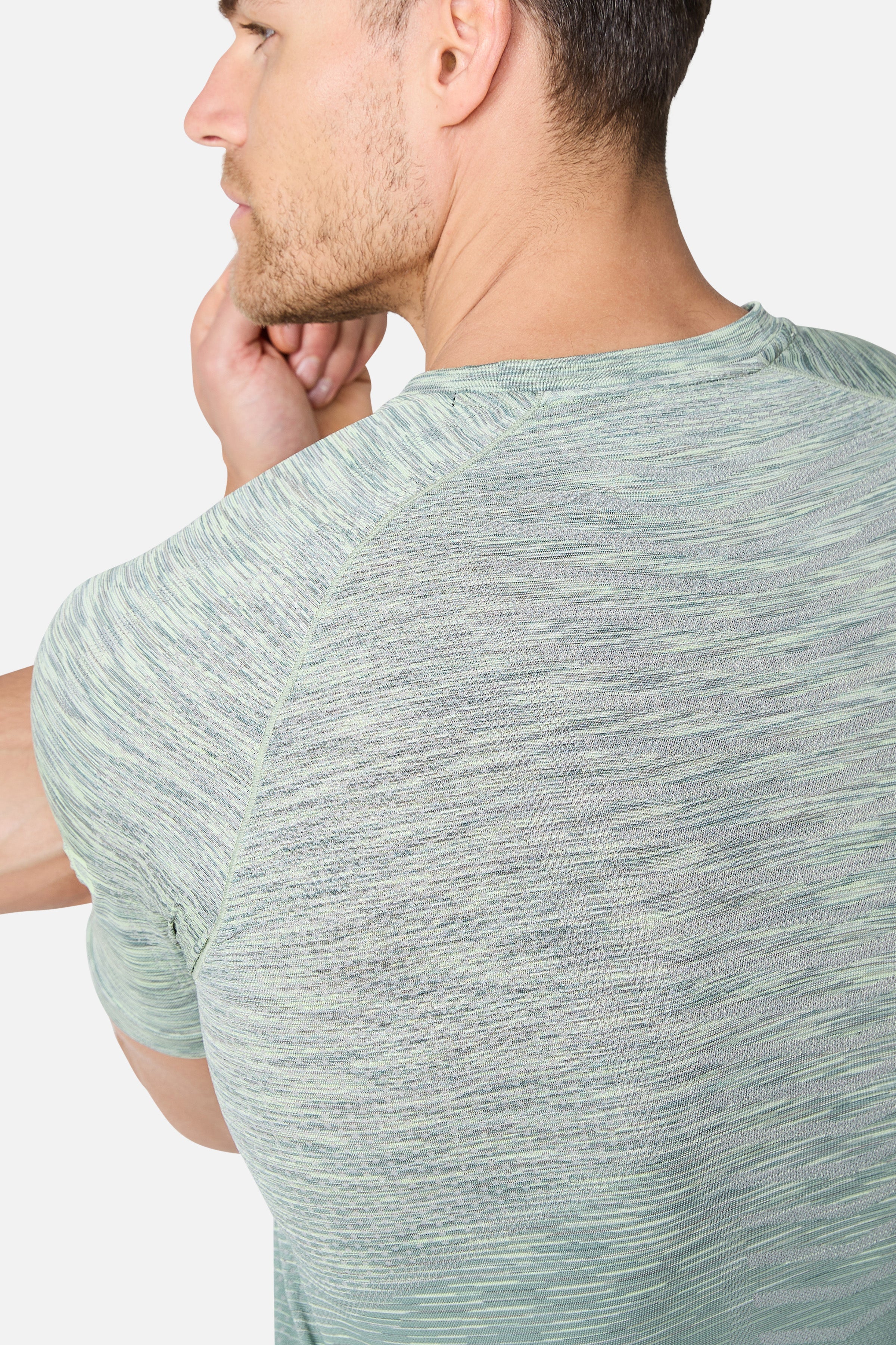 Arc Seamless T-shirt - Willow Green/Mossy Taupe/Fern Ash/Mint Green