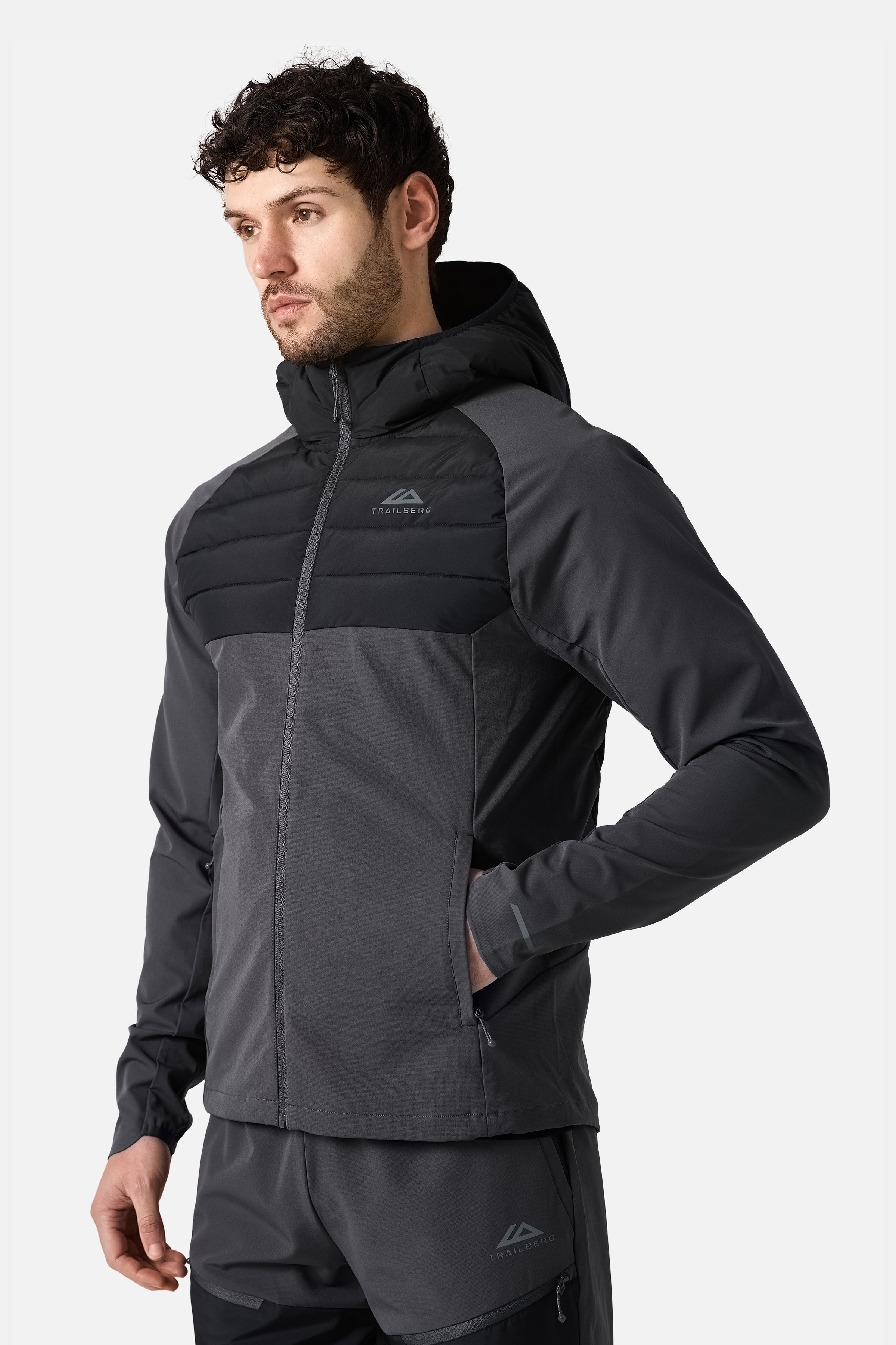 Rhine 2.0 Hybrid Jacket - Volcano Grey/Black