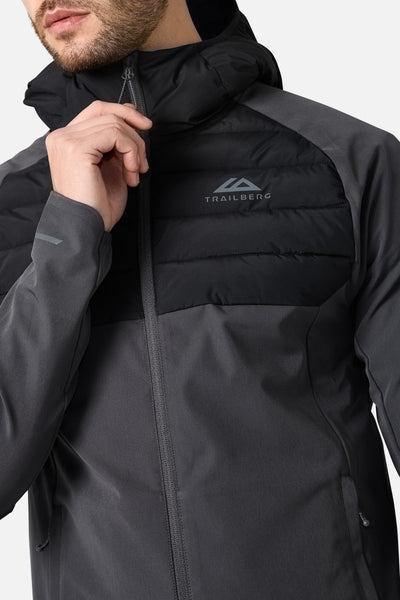Rhine 2.0 Hybrid Jacket - Volcano Grey/Black