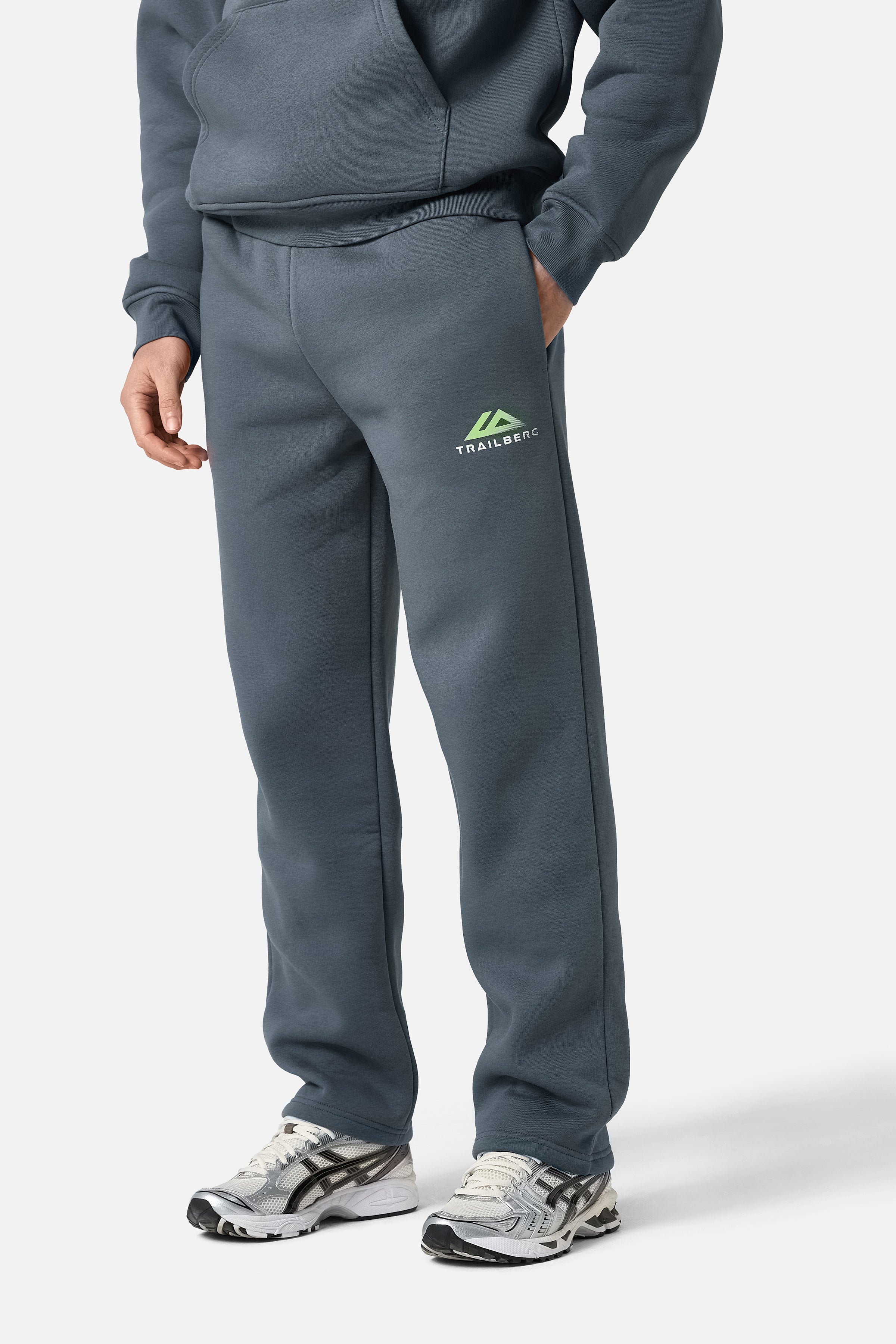 Fraction Straight Leg Jogger - Storm Grey