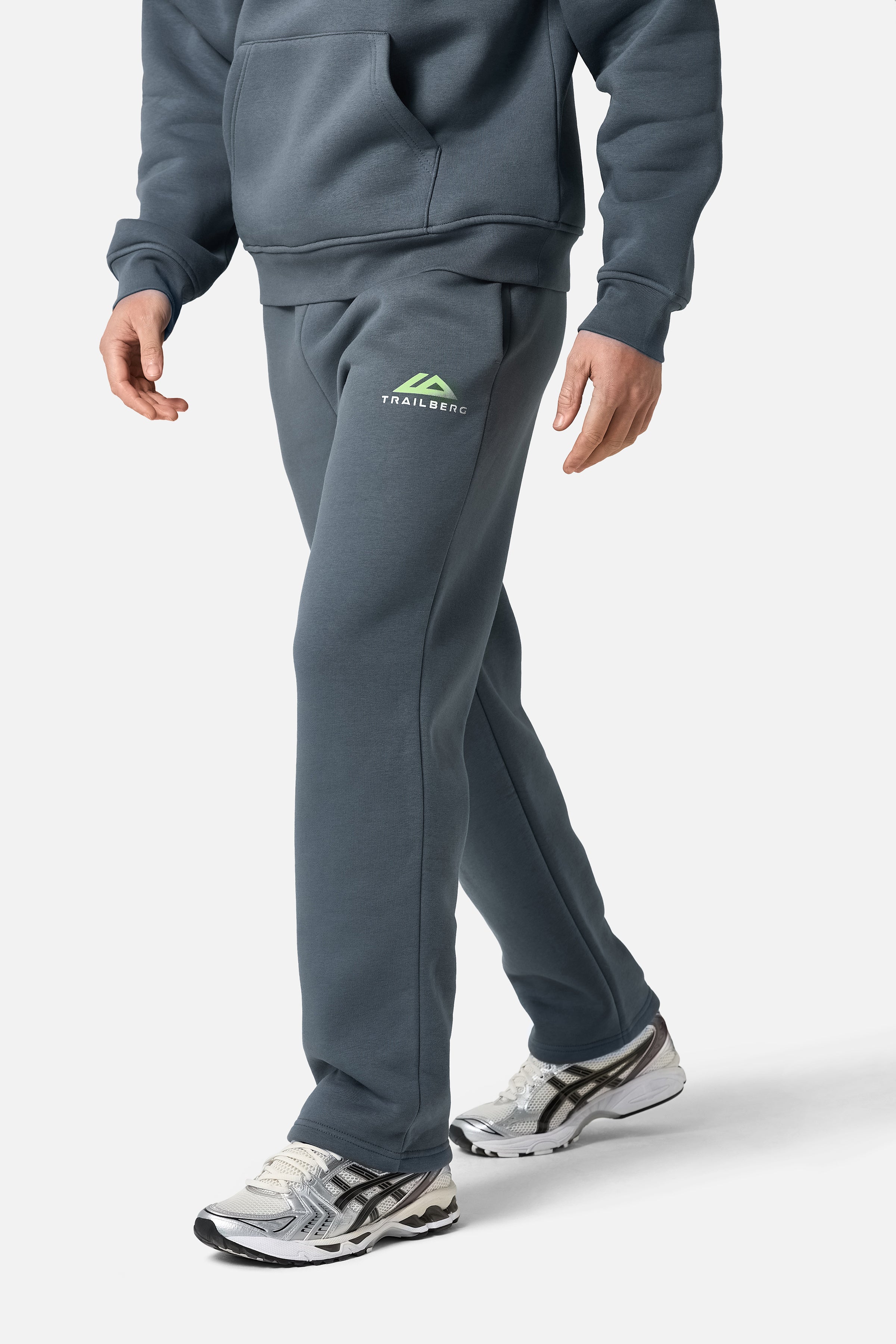 Fraction Straight Leg Jogger - Storm Grey