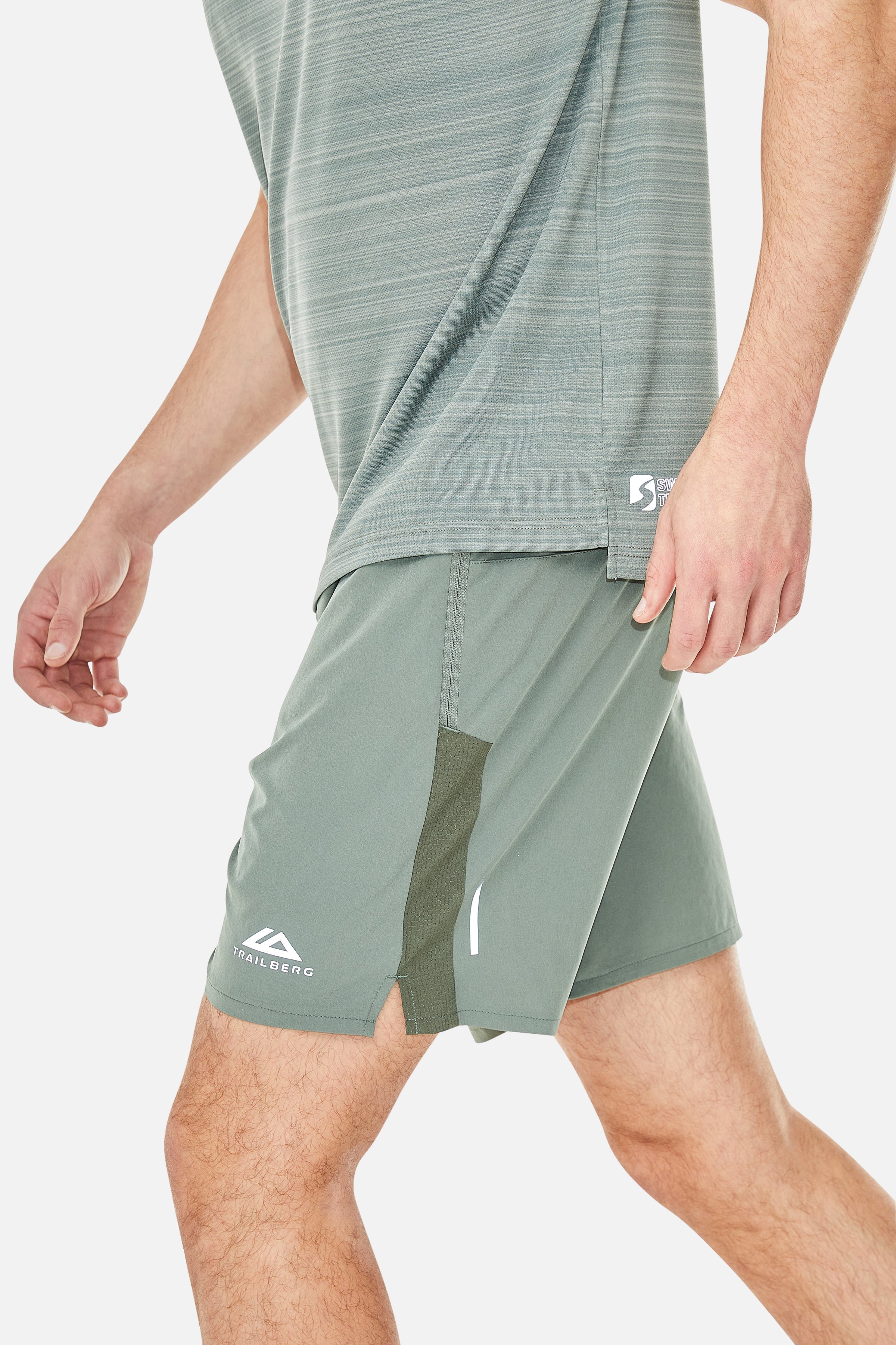 Triathlon SS25 Short - Pine Dust/Dark Fern