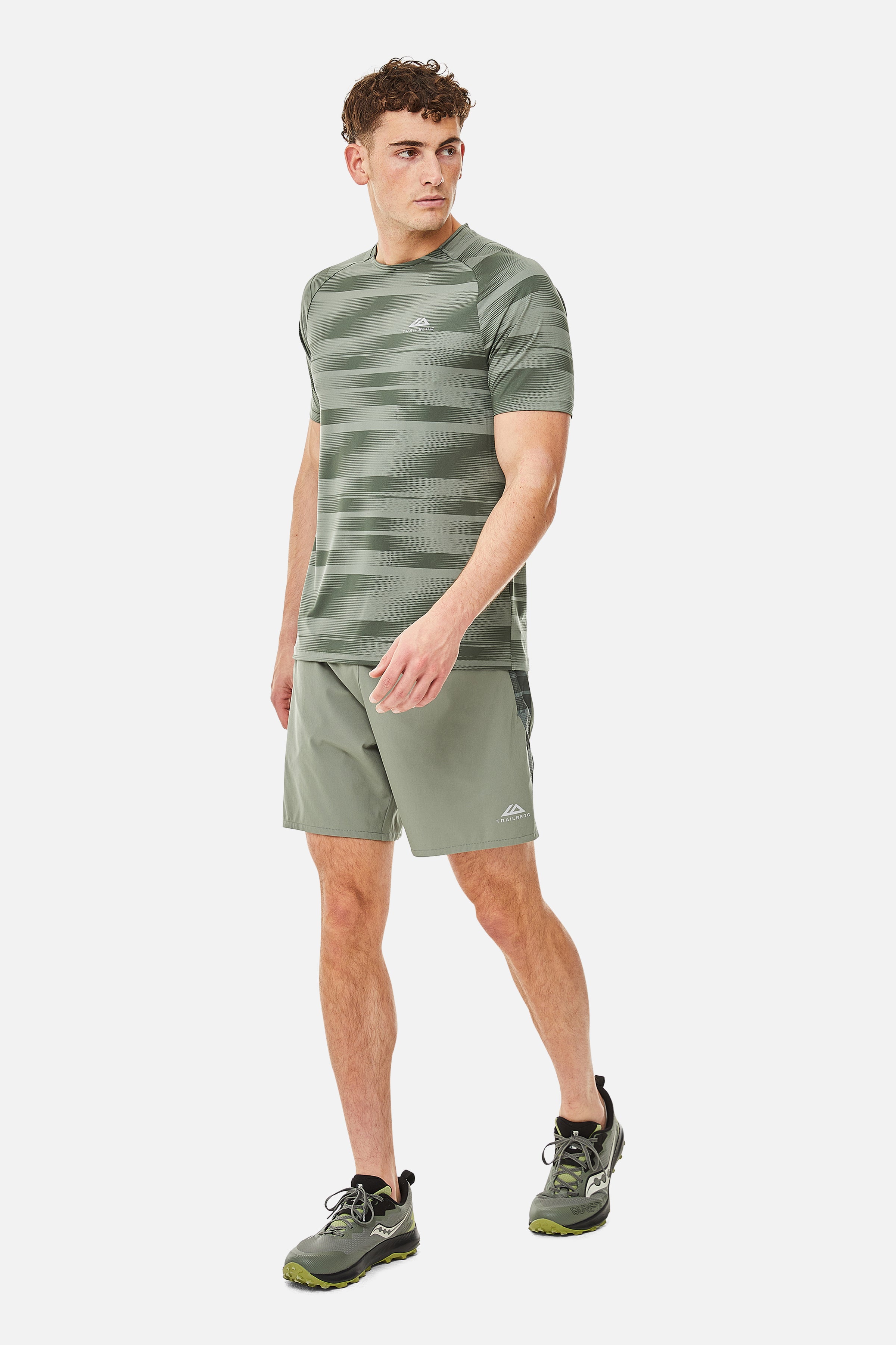 Dimension 2.0 Tee - Pine Dust/Dark Fern
