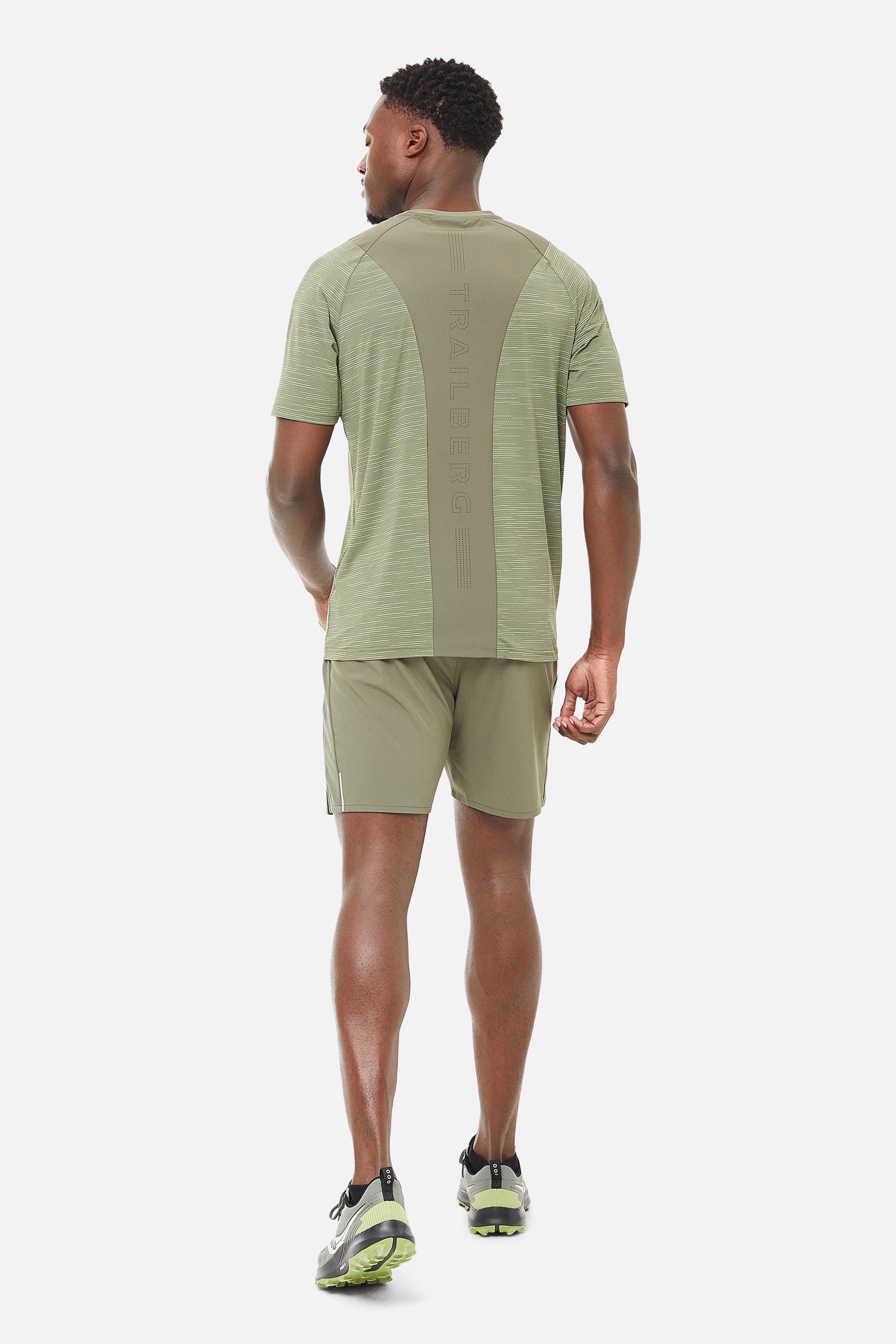 ELEMENT 2.0 TEE - KHAKI/NEON LIME