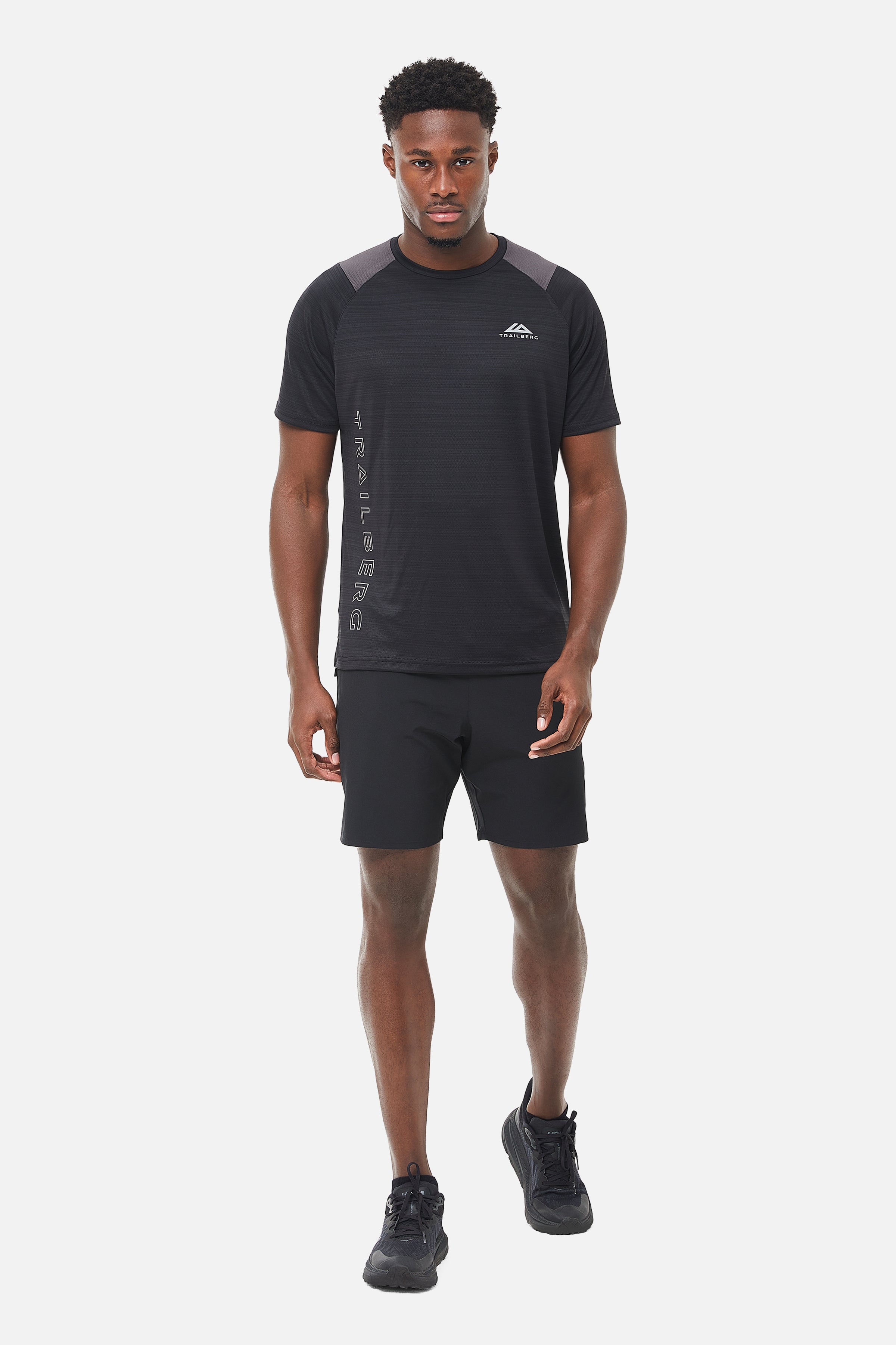 AW24 TRIATHLON SHORT - BLACK/GREY